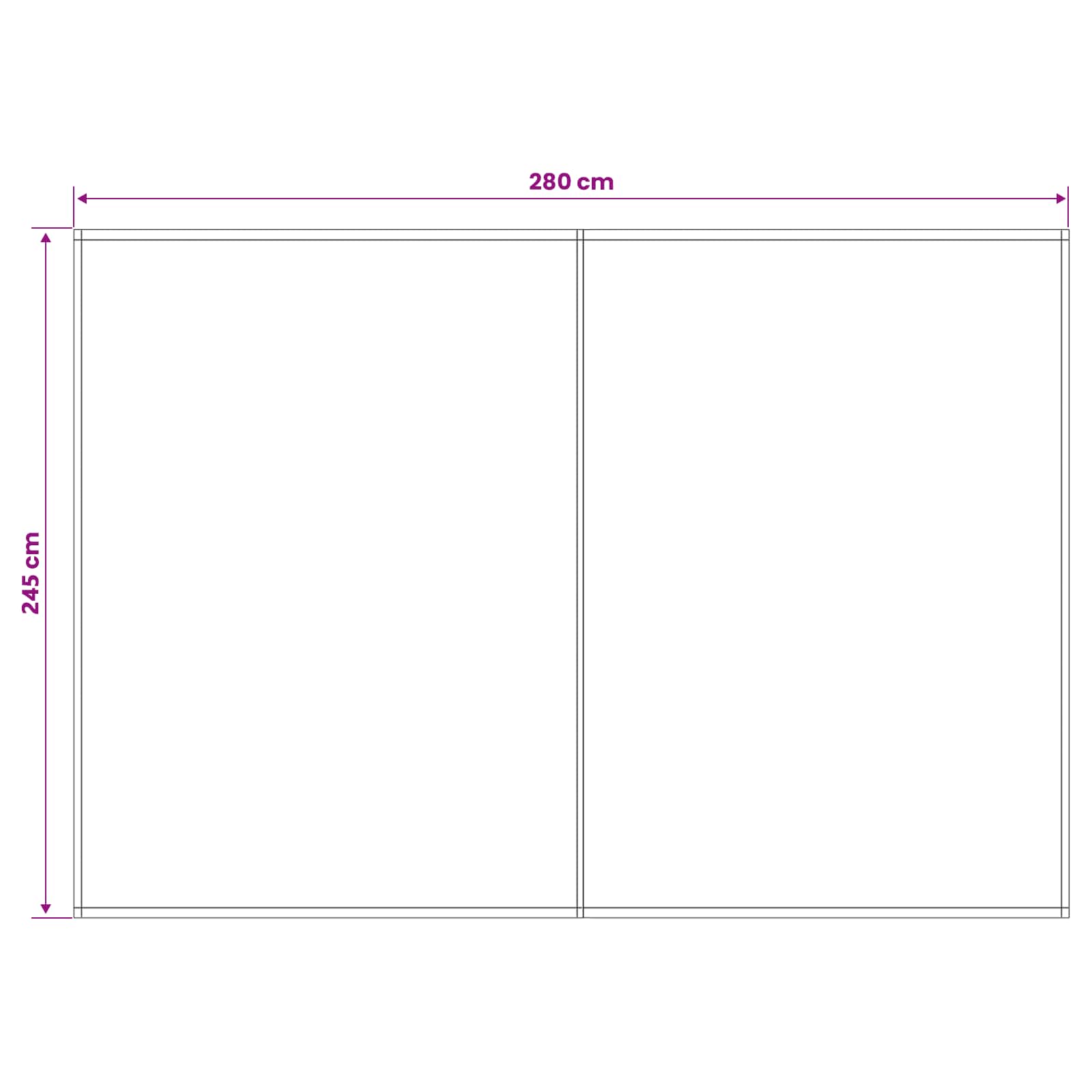 Markisenersatzstoff Orange und Braun 300 x 250 cm Polyester