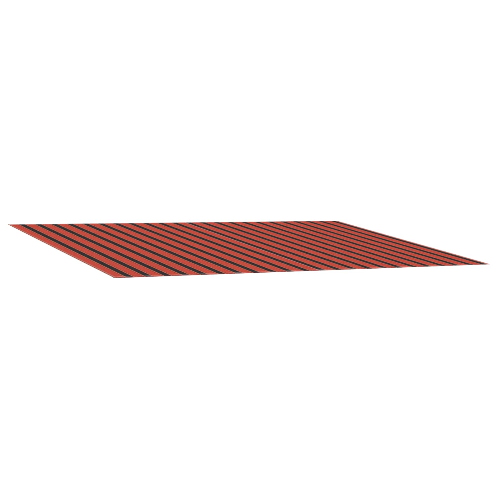 Markisenersatzstoff Orange und Braun 450 x 350 cm Polyester
