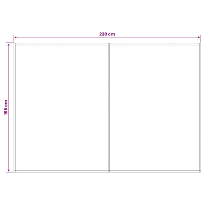 Markisenersatzstoff Braun 250 x 200 cm Polyester