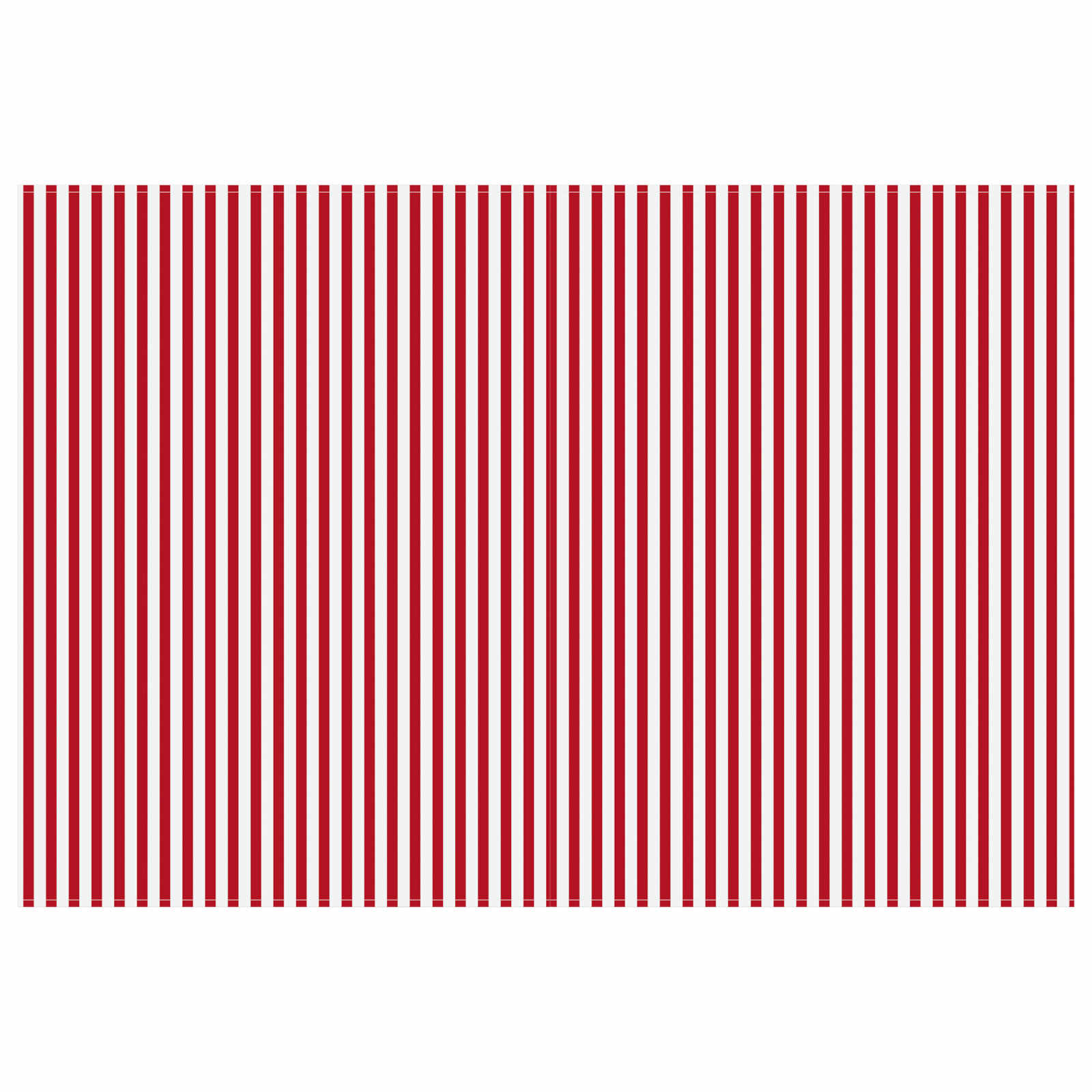 Markisenersatzstoff Rot und Weiß 500 x 300 cm Polyester