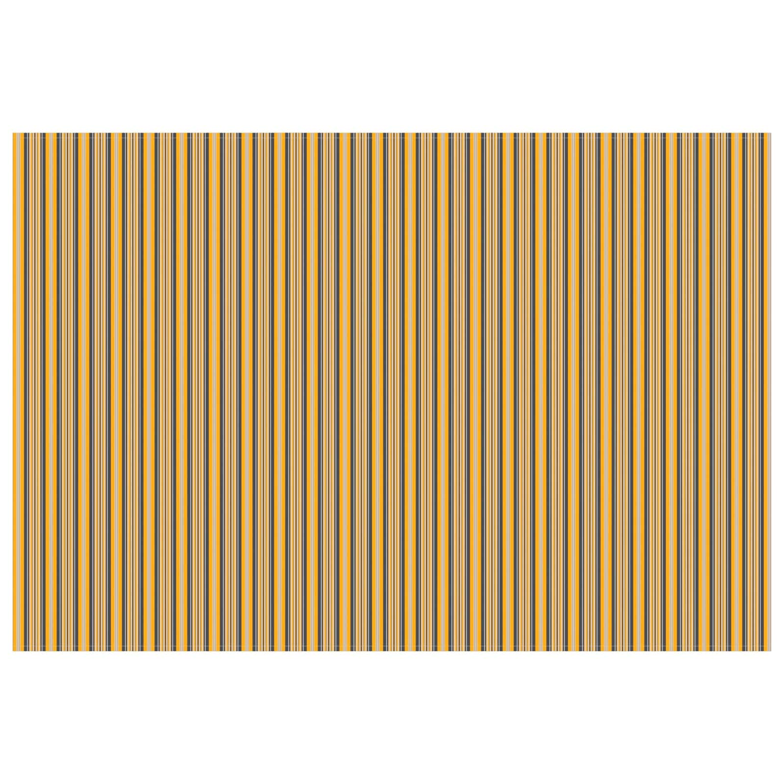 Markisenersatzstoff Orange und Schwarz 350 x 250 cm Polyester