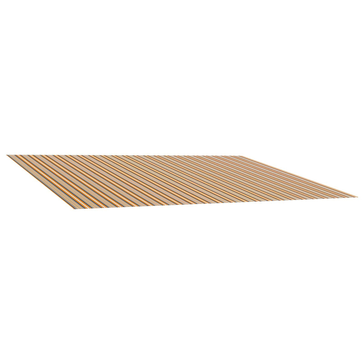 Markisenersatzstoff Orange und Schwarz 500 x 300 cm Polyester