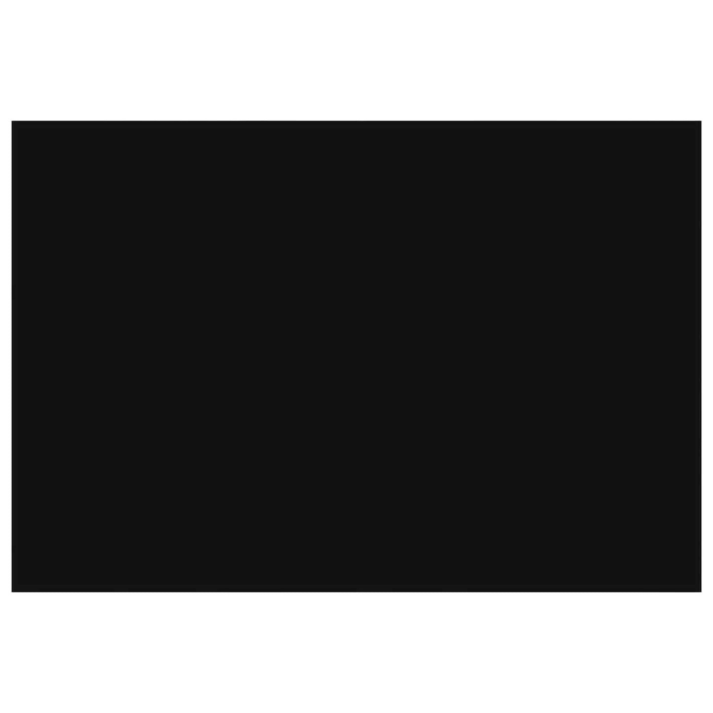 Markisenersatzstoff Schwarz 300 x 250 cm Polyester