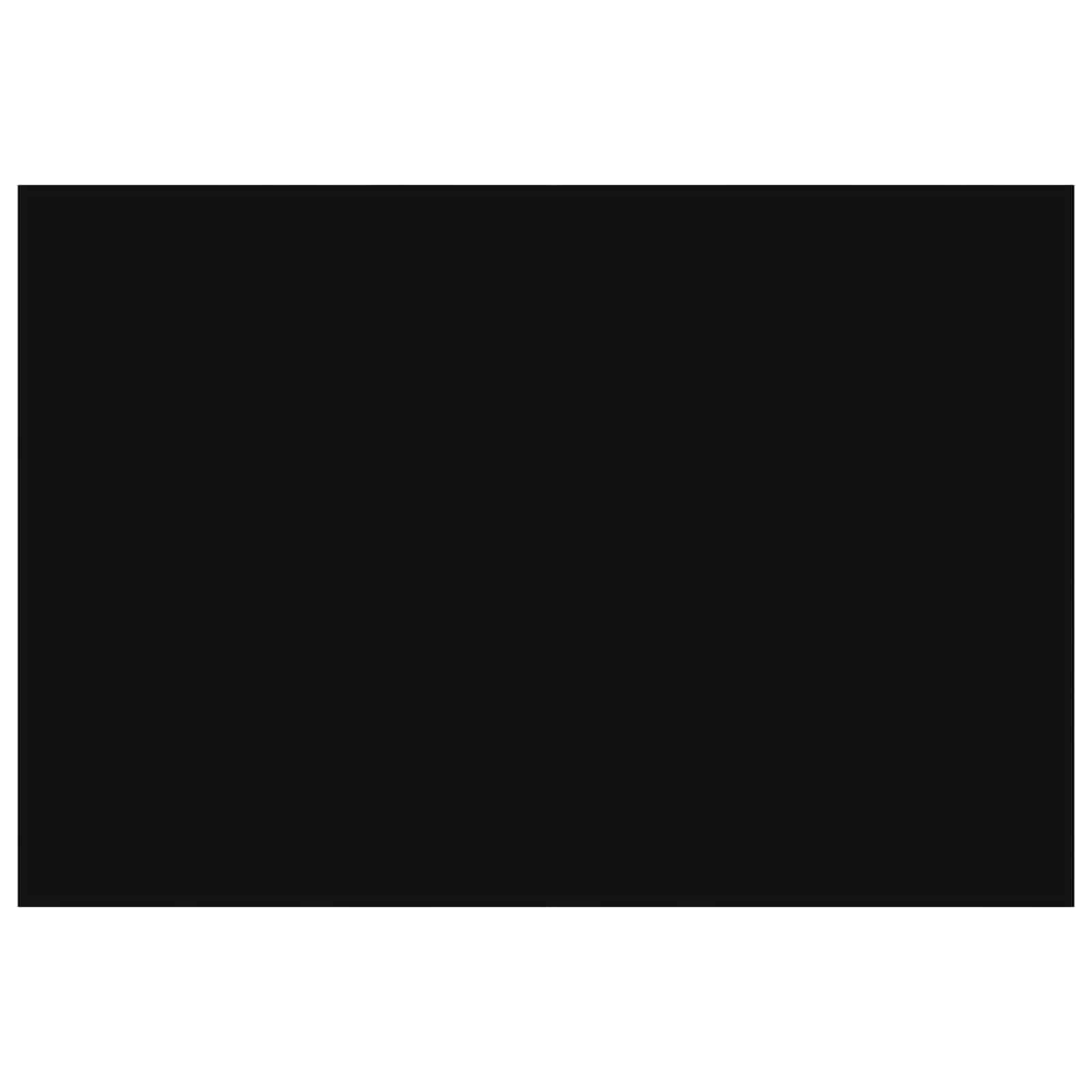 Markisenersatzstoff Schwarz 300 x 250 cm Polyester