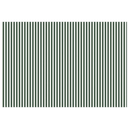 Markisenersatzstoff Grün und Weiß 300 x 250 cm Polyester