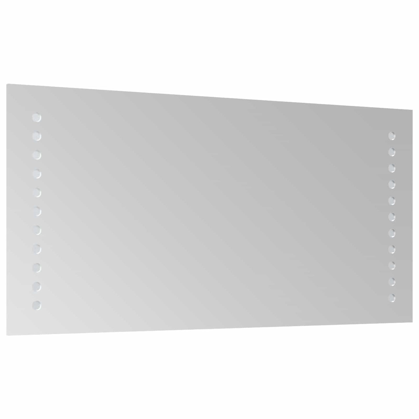 LED-Badezimmerspiegel Transparent 40 x 20 cm Gehärtetes Glas