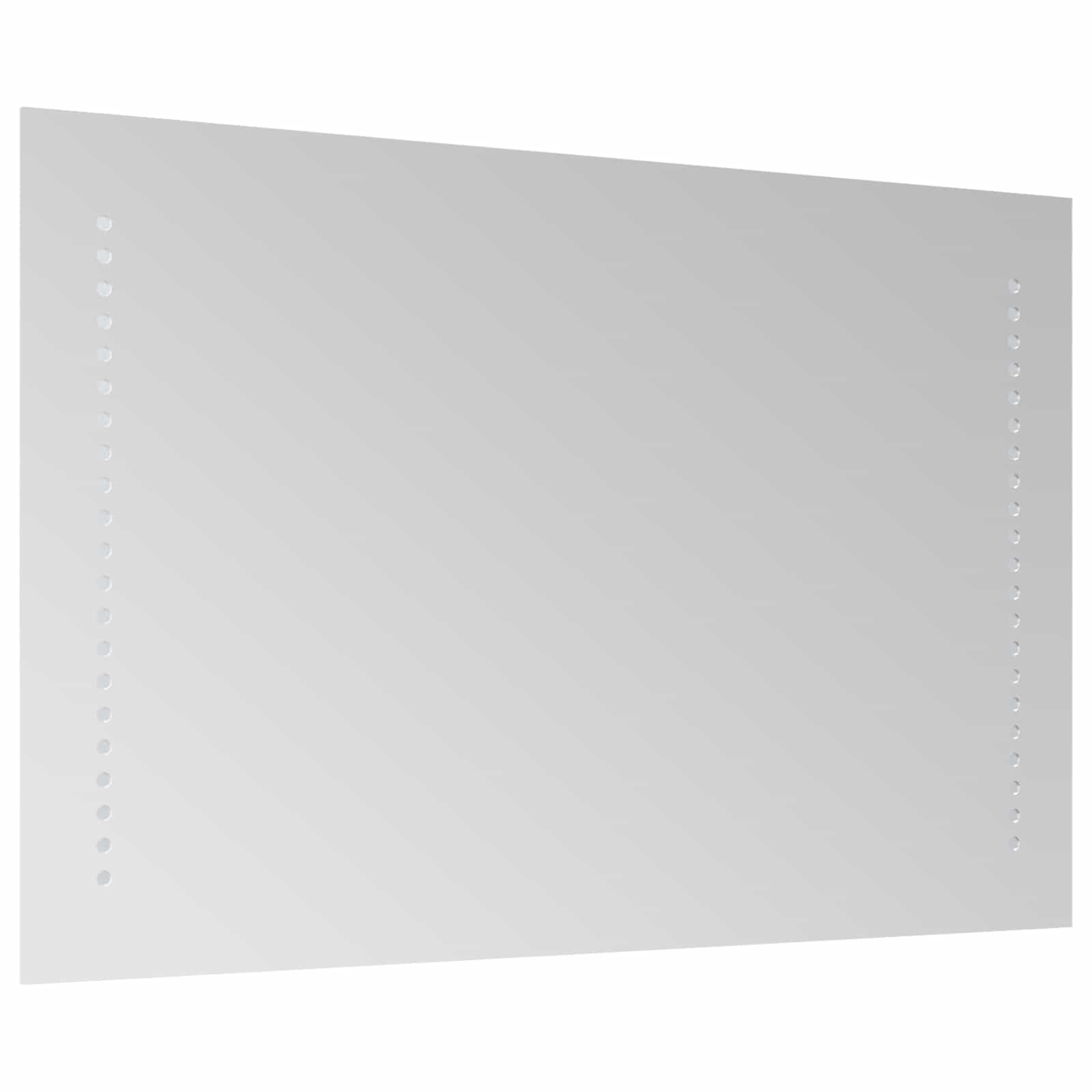 LED-Badezimmerspiegel Transparent 60 x 40 cm Gehärtetes Glas