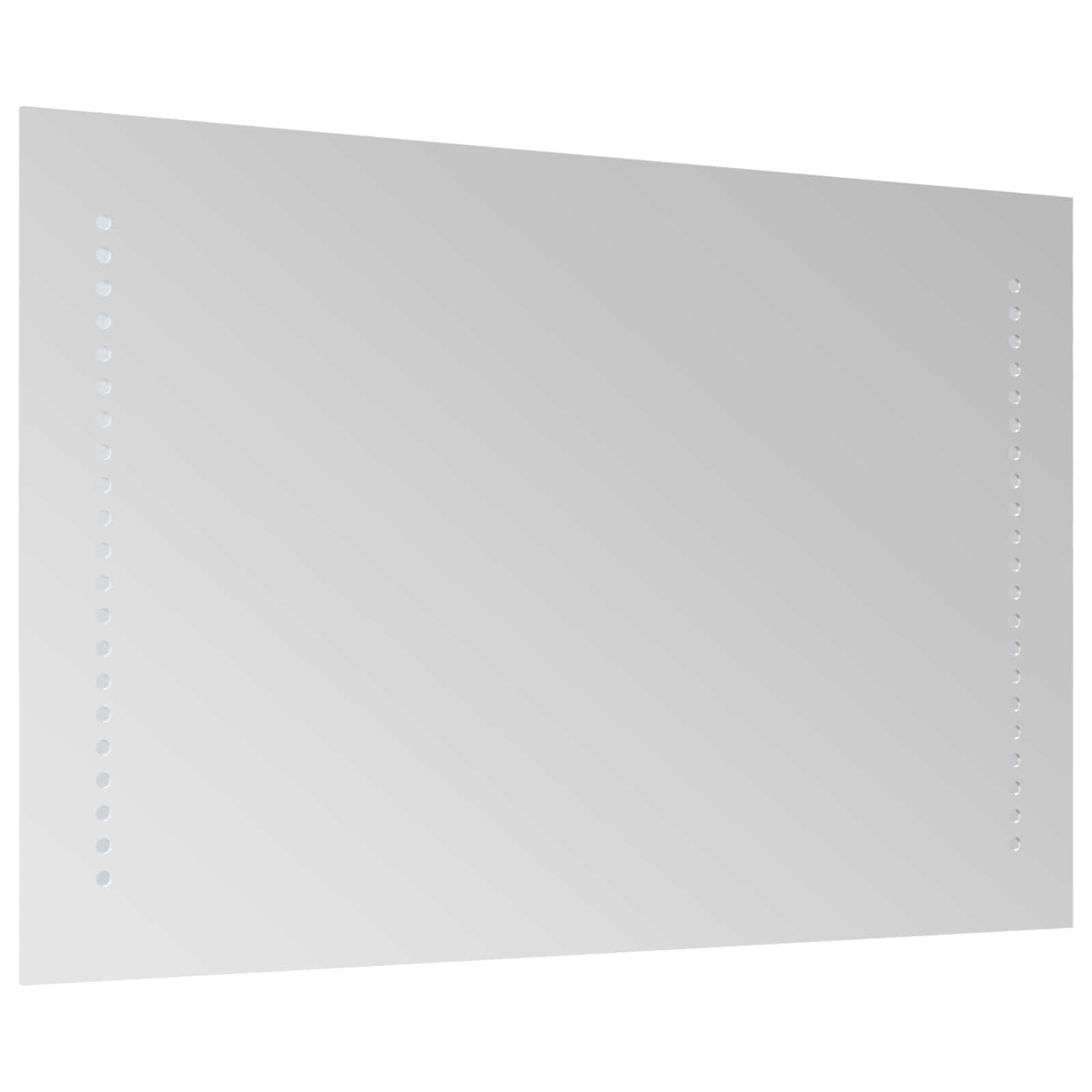 LED-Badezimmerspiegel Transparent 70 x 40 cm Gehärtetes Glas