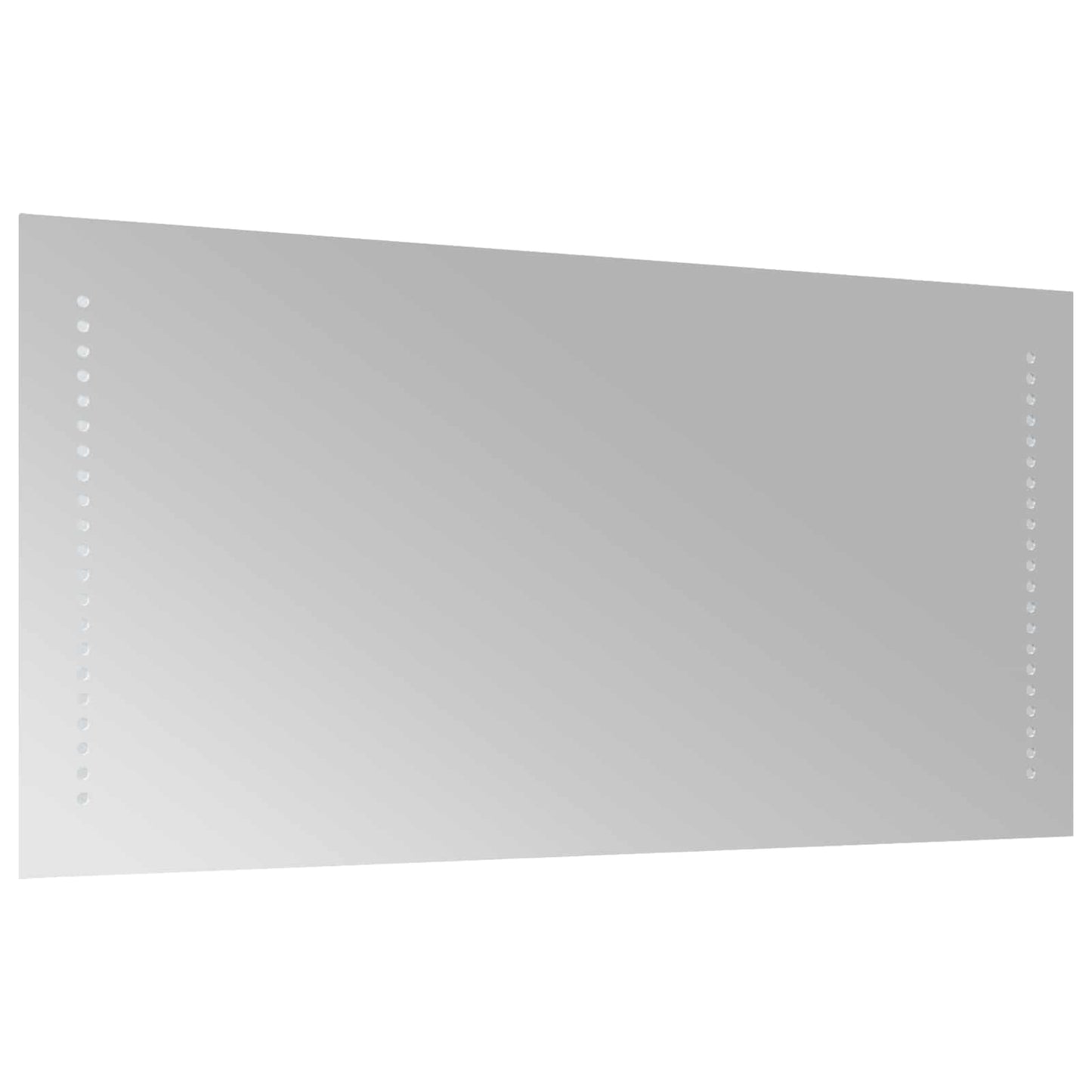 LED-Badezimmerspiegel Transparent 80 x 40 cm Gehärtetes Glas