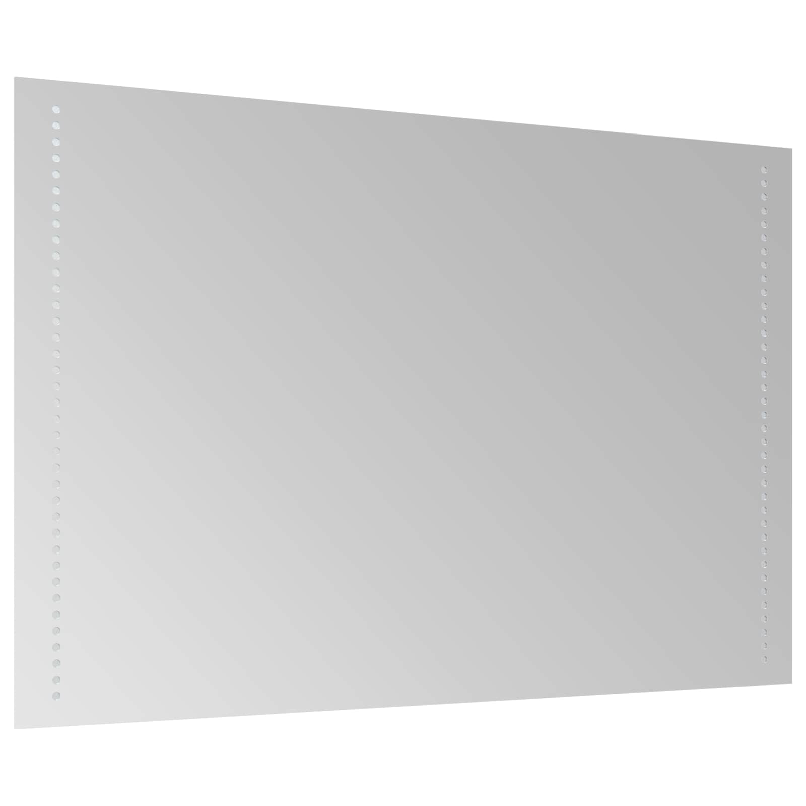 LED-Badezimmerspiegel Transparent 90 x 60 cm Gehärtetes Glas