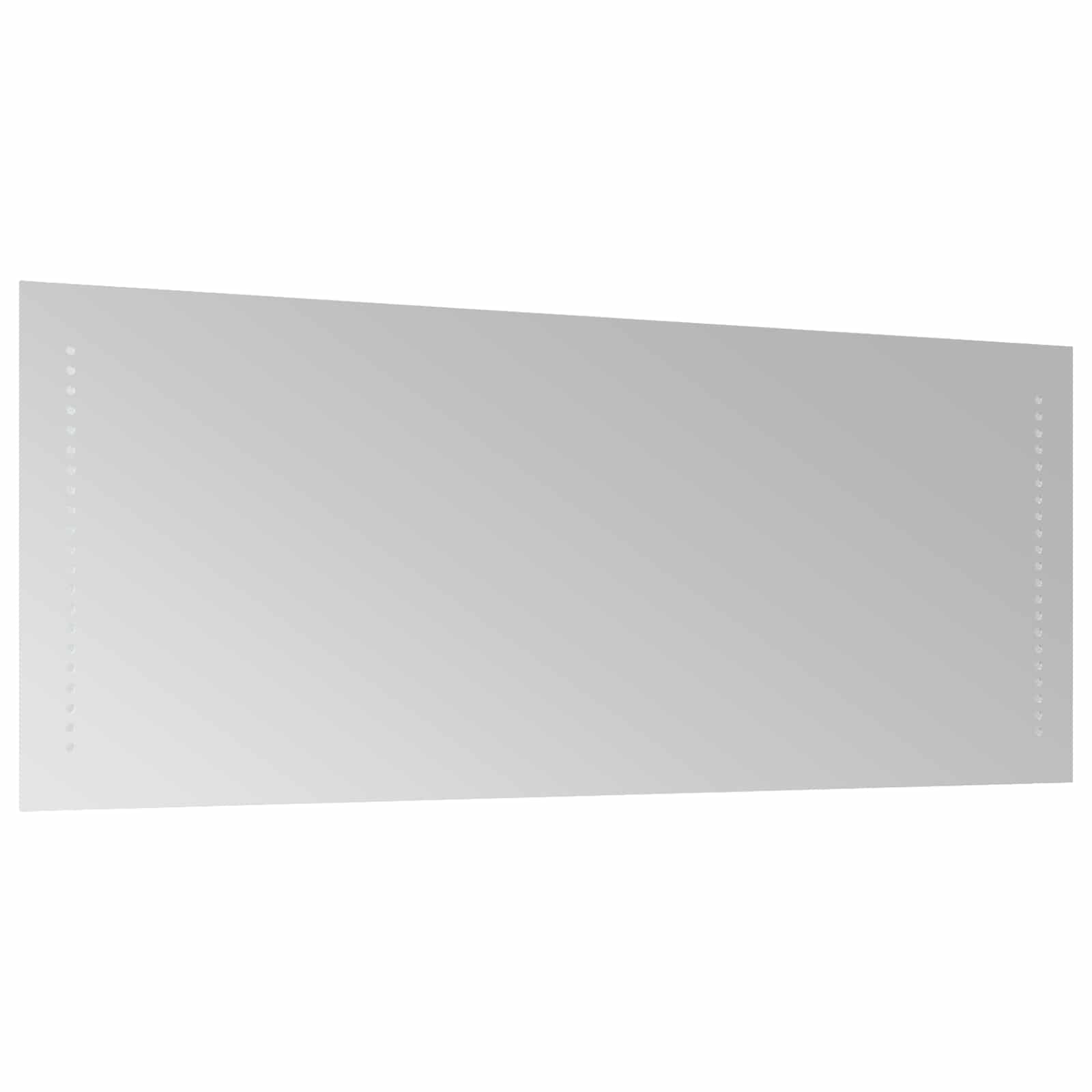 LED-Badezimmerspiegel Transparent 100 x 40 cm Gehärtetes Glas