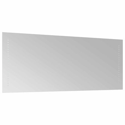 LED-Badezimmerspiegel Transparent 100 x 40 cm Gehärtetes Glas