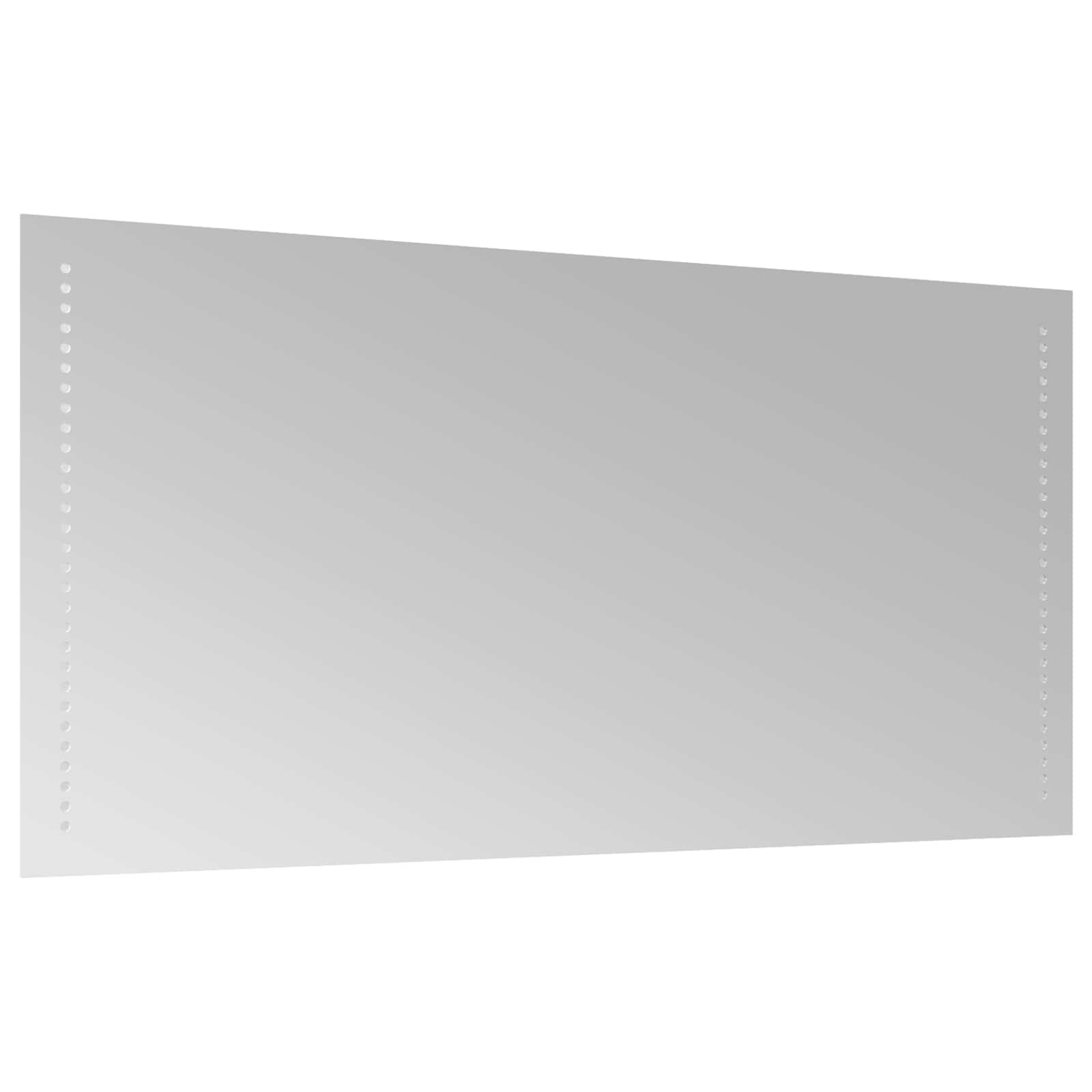 LED-Badezimmerspiegel Transparent 100 x 50 cm Gehärtetes Glas