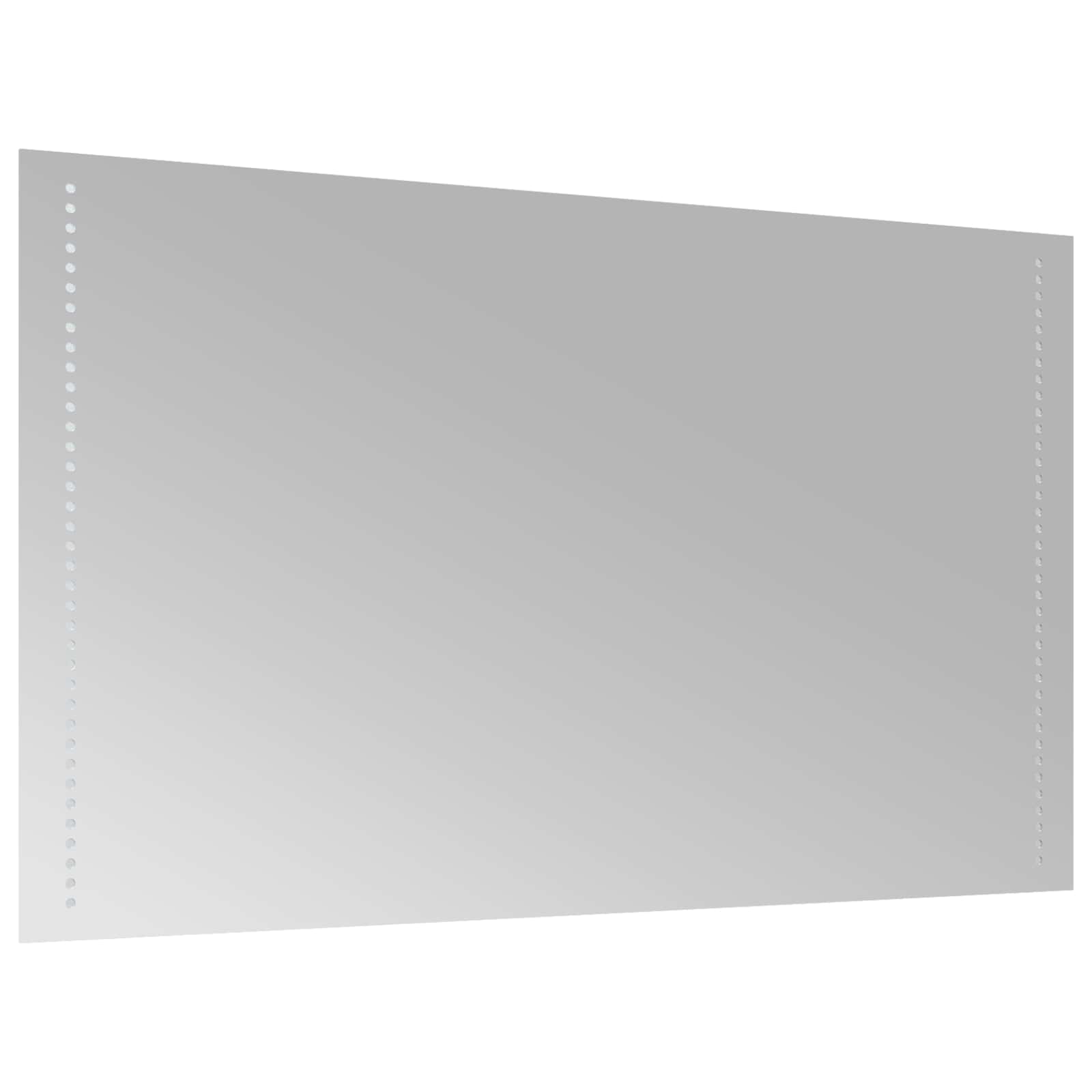 LED-Badezimmerspiegel Transparent 100 x 60 cm Gehärtetes Glas