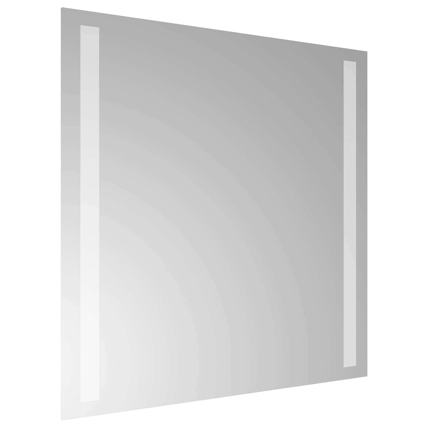 LED-Badezimmerspiegel Transparent 40 x 40 cm Gehärtetes Glas