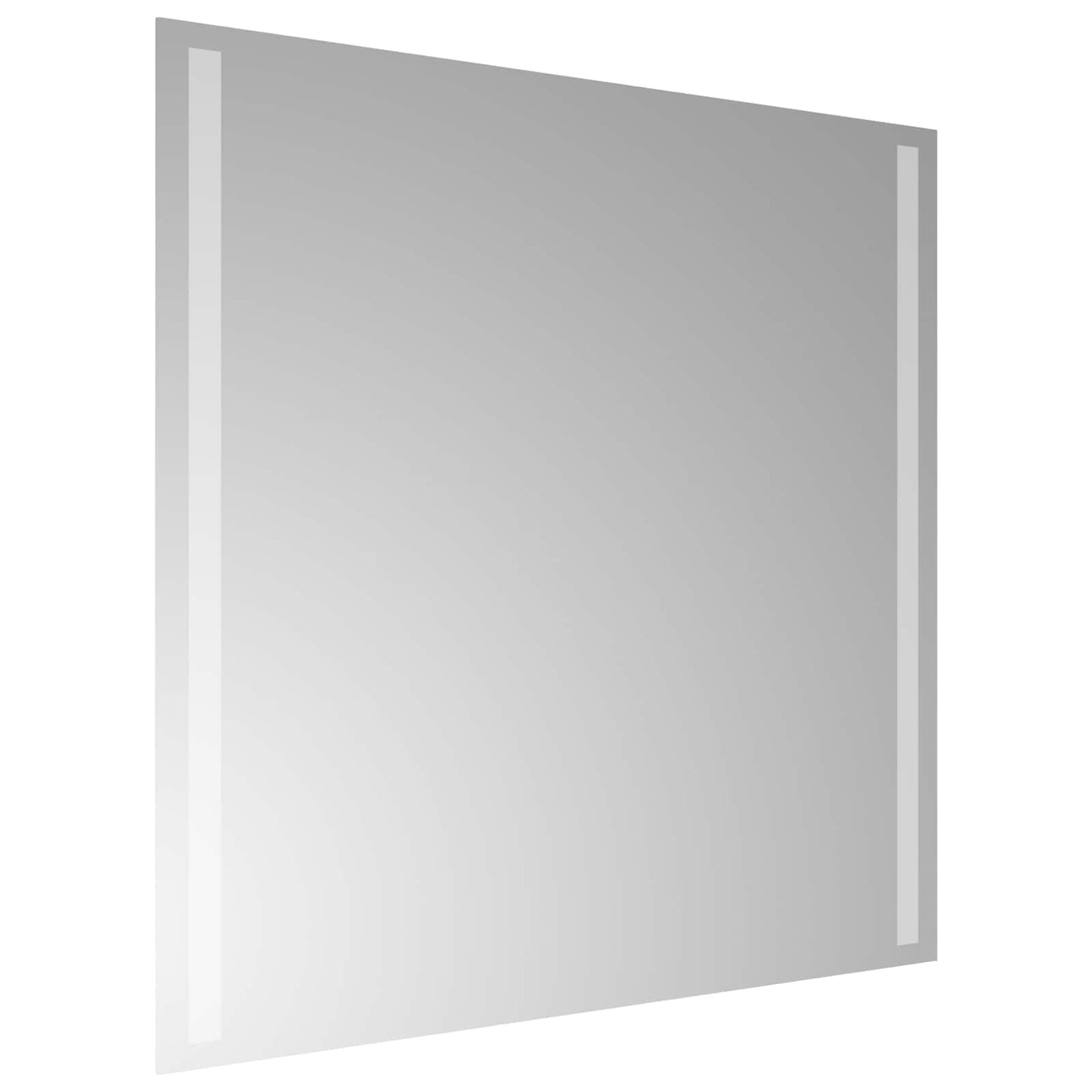 LED-Badezimmerspiegel Transparent 60 x 60 cm Gehärtetes Glas