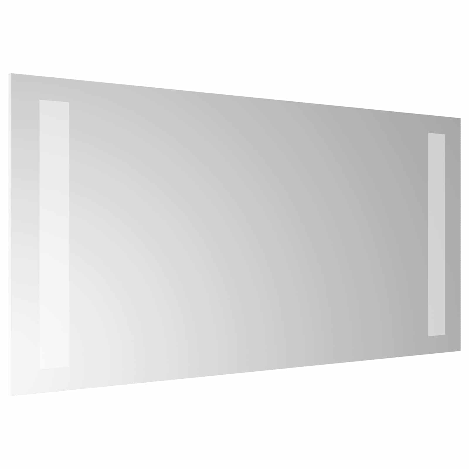LED-Badezimmerspiegel Transparent 40 x 20 cm Gehärtetes Glas