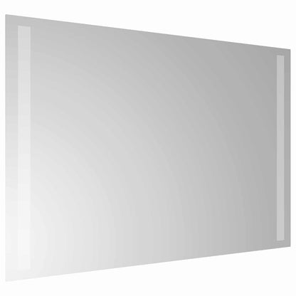 LED-Badezimmerspiegel Transparent 60 x 40 cm Gehärtetes Glas
