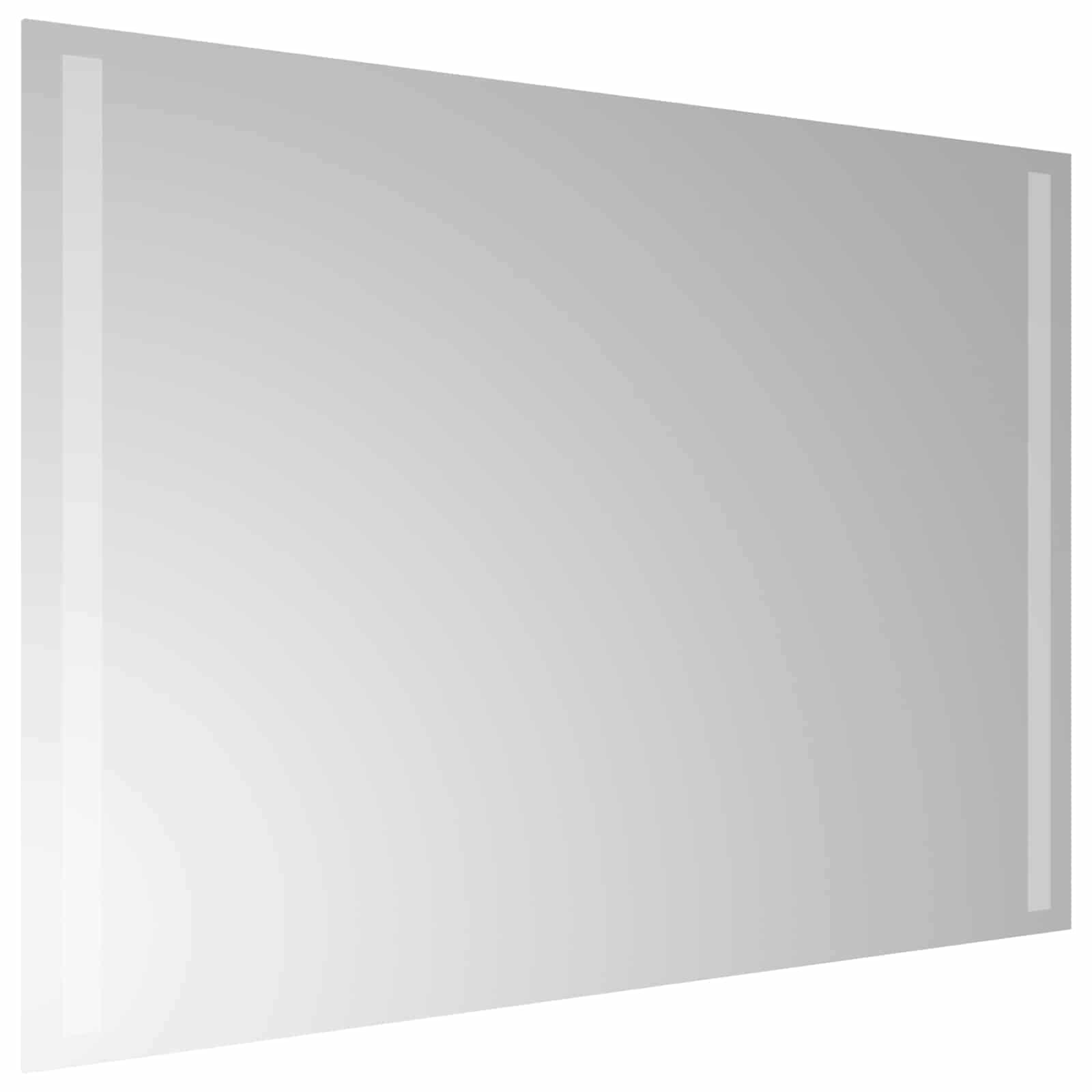 LED-Badezimmerspiegel Transparent 70 x 50 cm Gehärtetes Glas