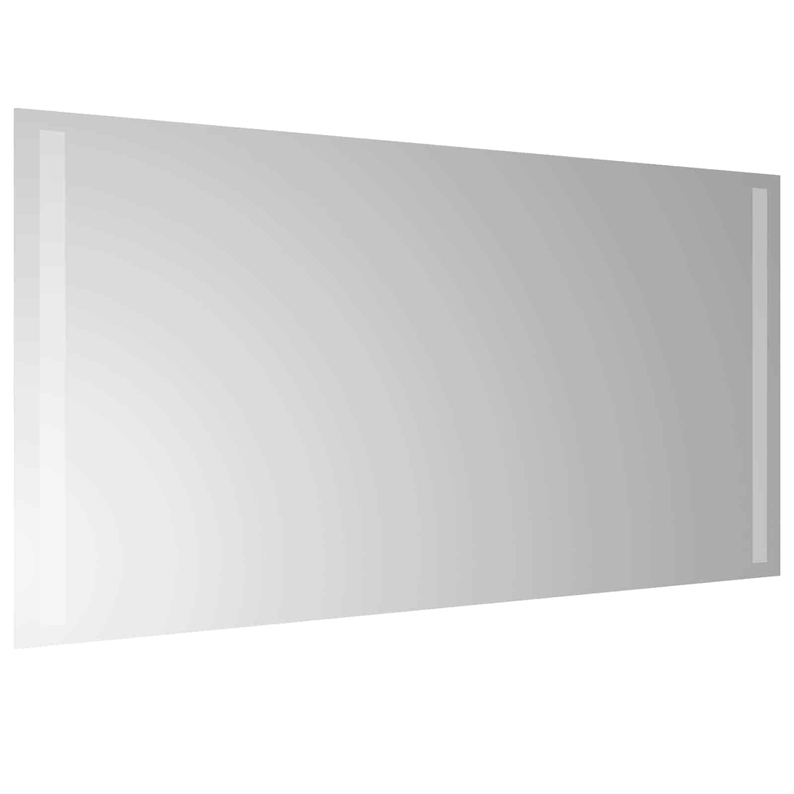 LED-Badezimmerspiegel Transparent 80 x 40 cm Gehärtetes Glas