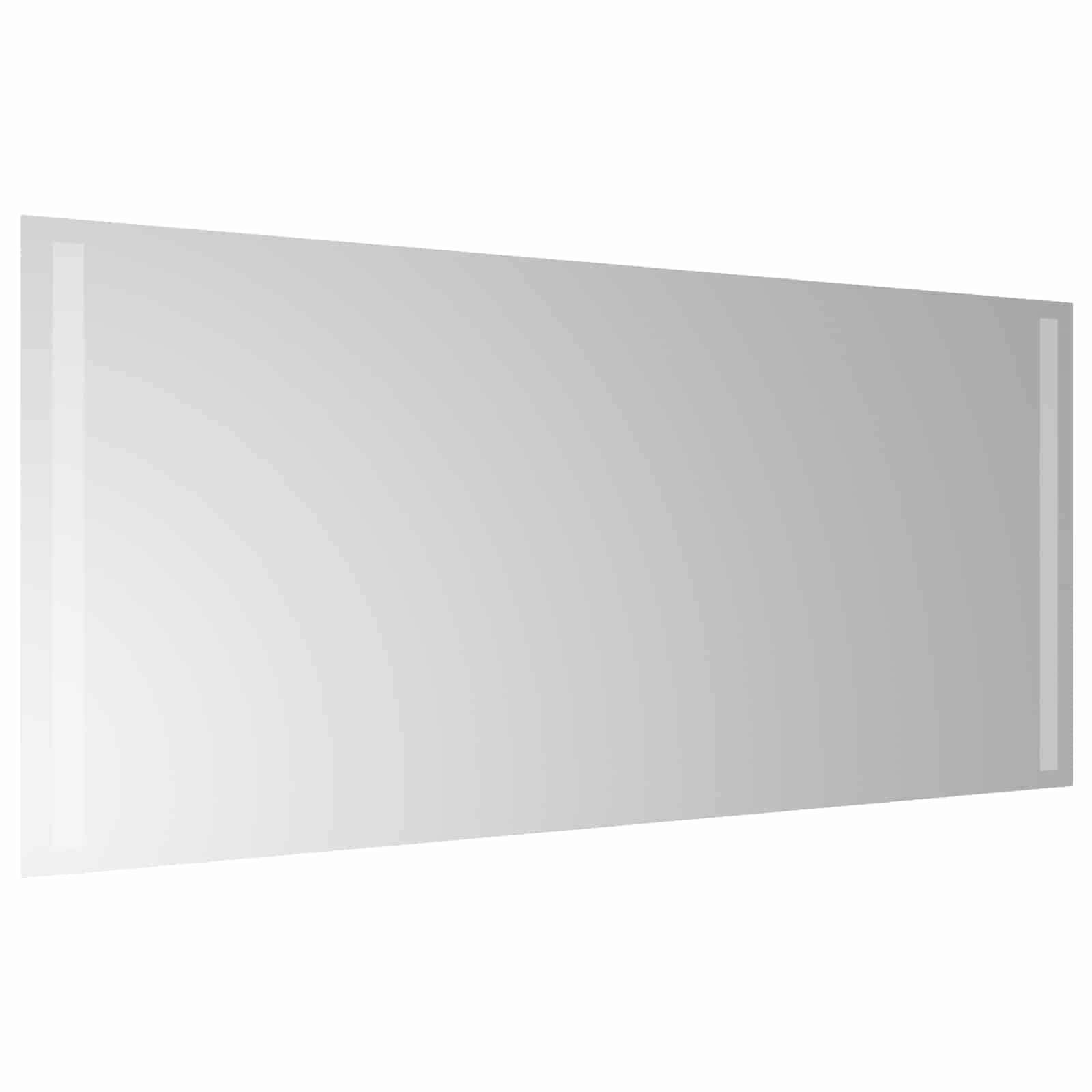 LED-Badezimmerspiegel Transparent 90 x 40 cm Gehärtetes Glas