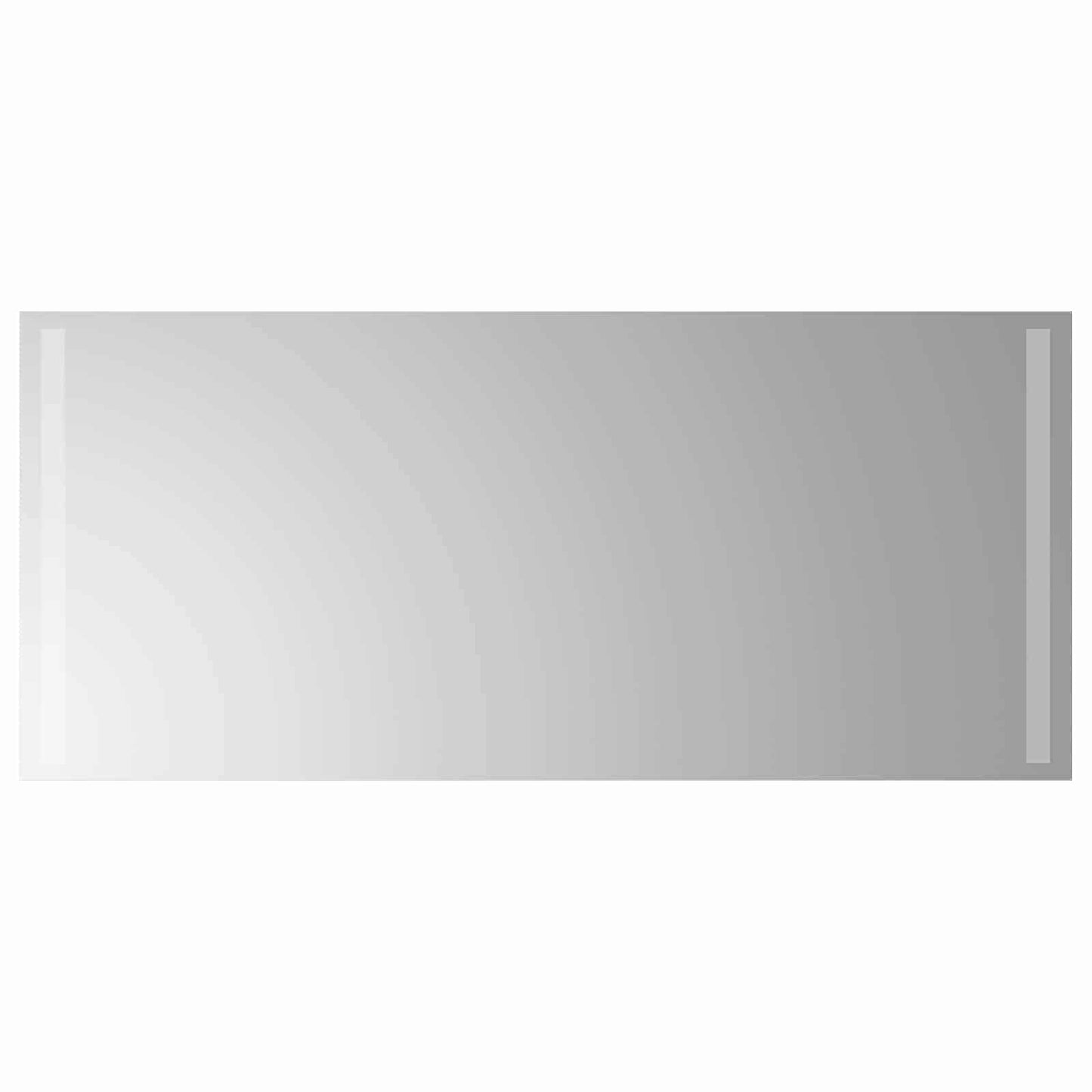 LED-Badezimmerspiegel Transparent 90 x 40 cm Gehärtetes Glas