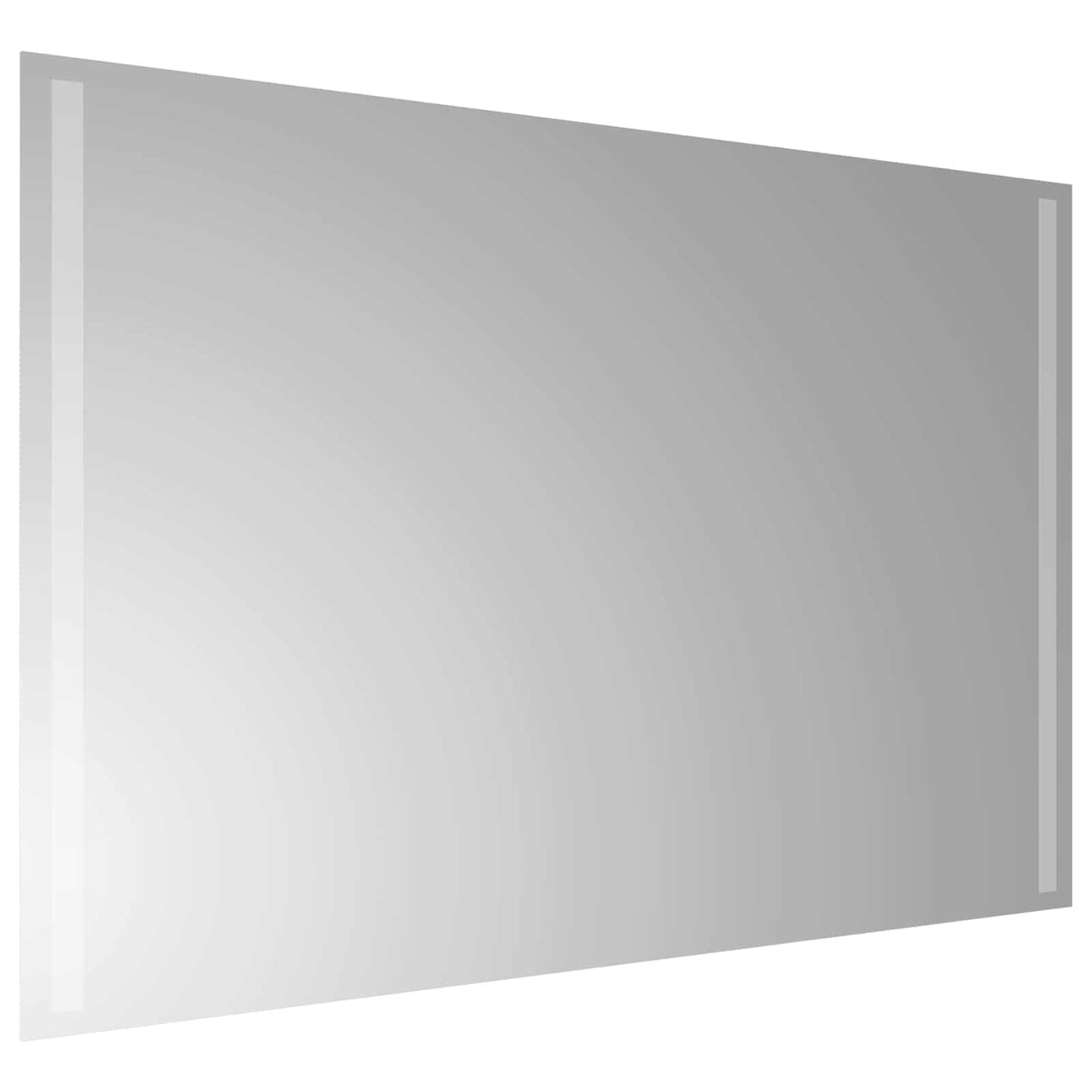 LED-Badezimmerspiegel Transparent 90 x 60 cm Gehärtetes Glas