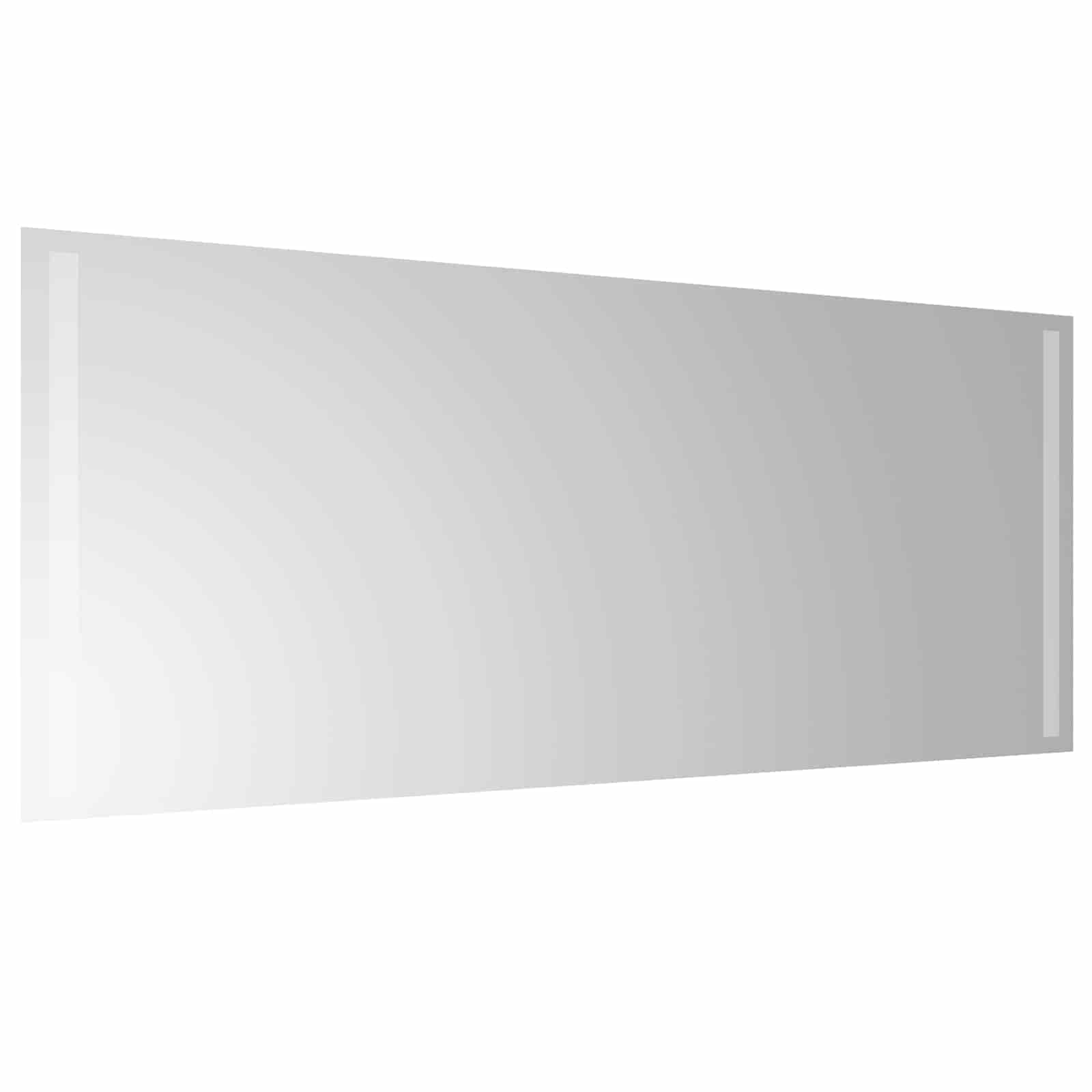 LED-Badezimmerspiegel Transparent 100 x 40 cm Gehärtetes Glas