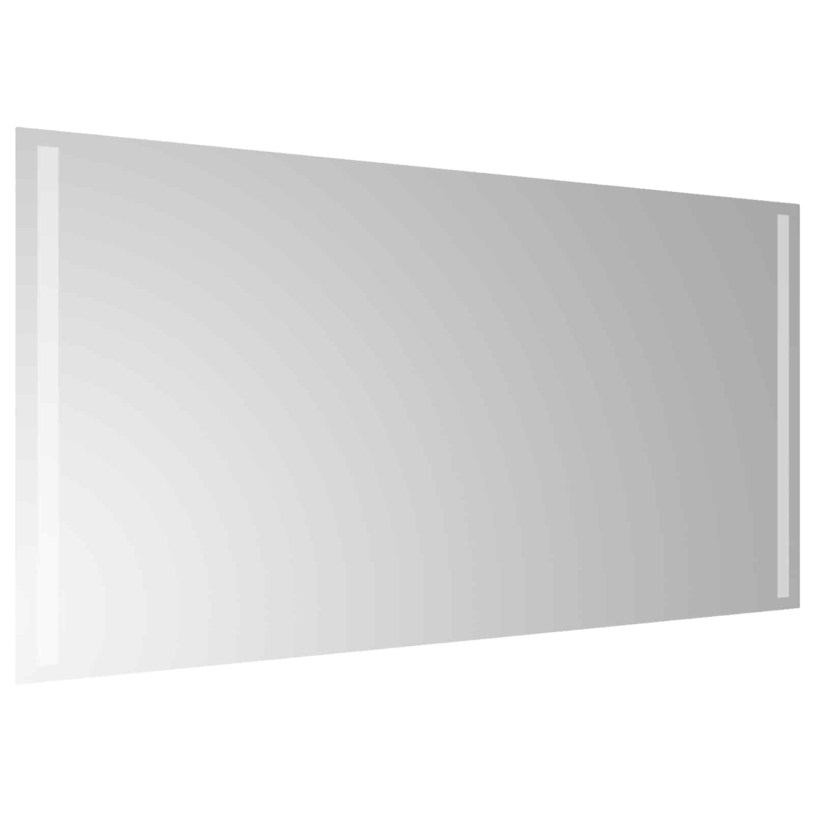 LED-Badezimmerspiegel Transparent 100 x 50 cm Gehärtetes Glas