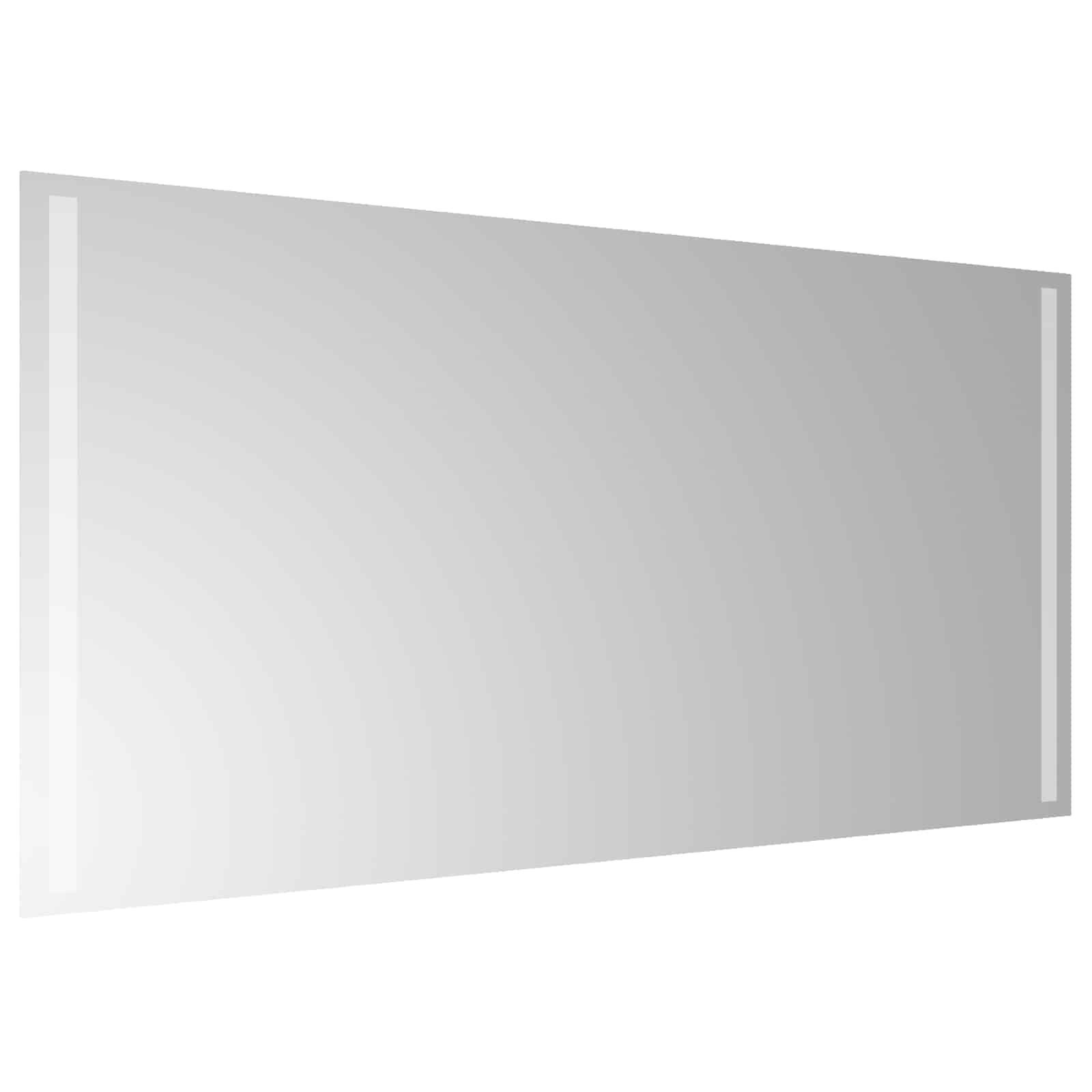 LED-Badezimmerspiegel Transparent 100 x 60 cm Gehärtetes Glas