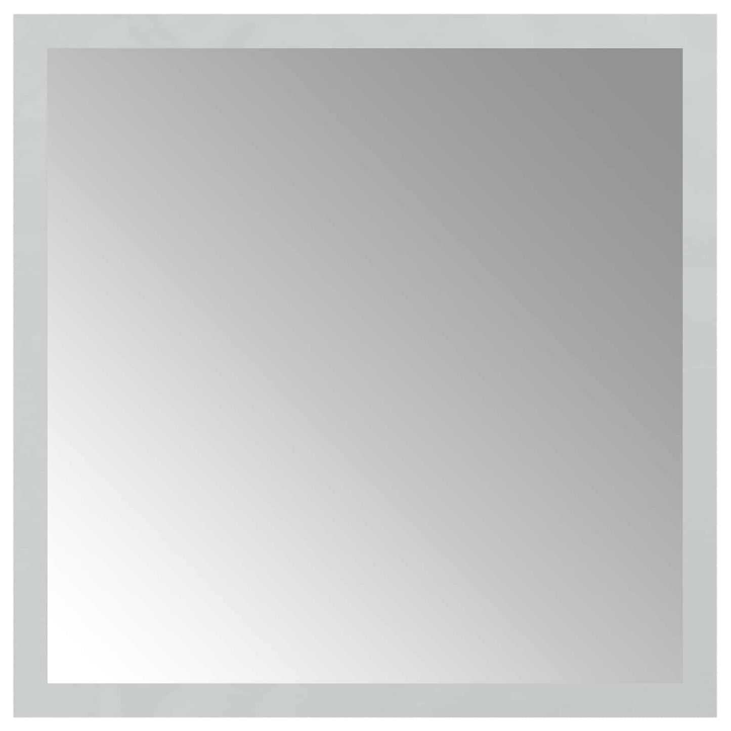 LED-Badezimmerspiegel Transparent 30 x 30 cm Gehärtetes Glas