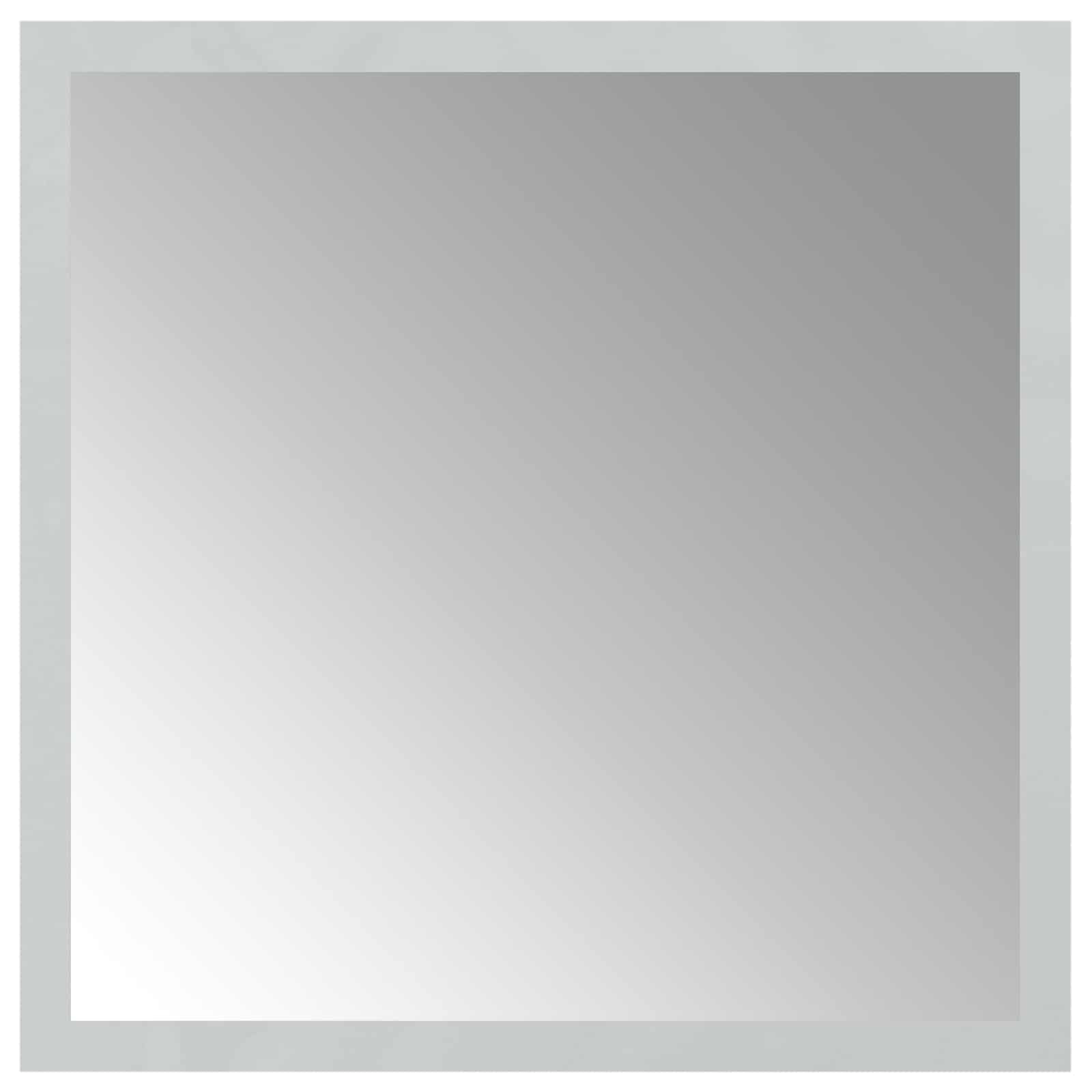 LED-Badezimmerspiegel Transparent 30 x 30 cm Gehärtetes Glas