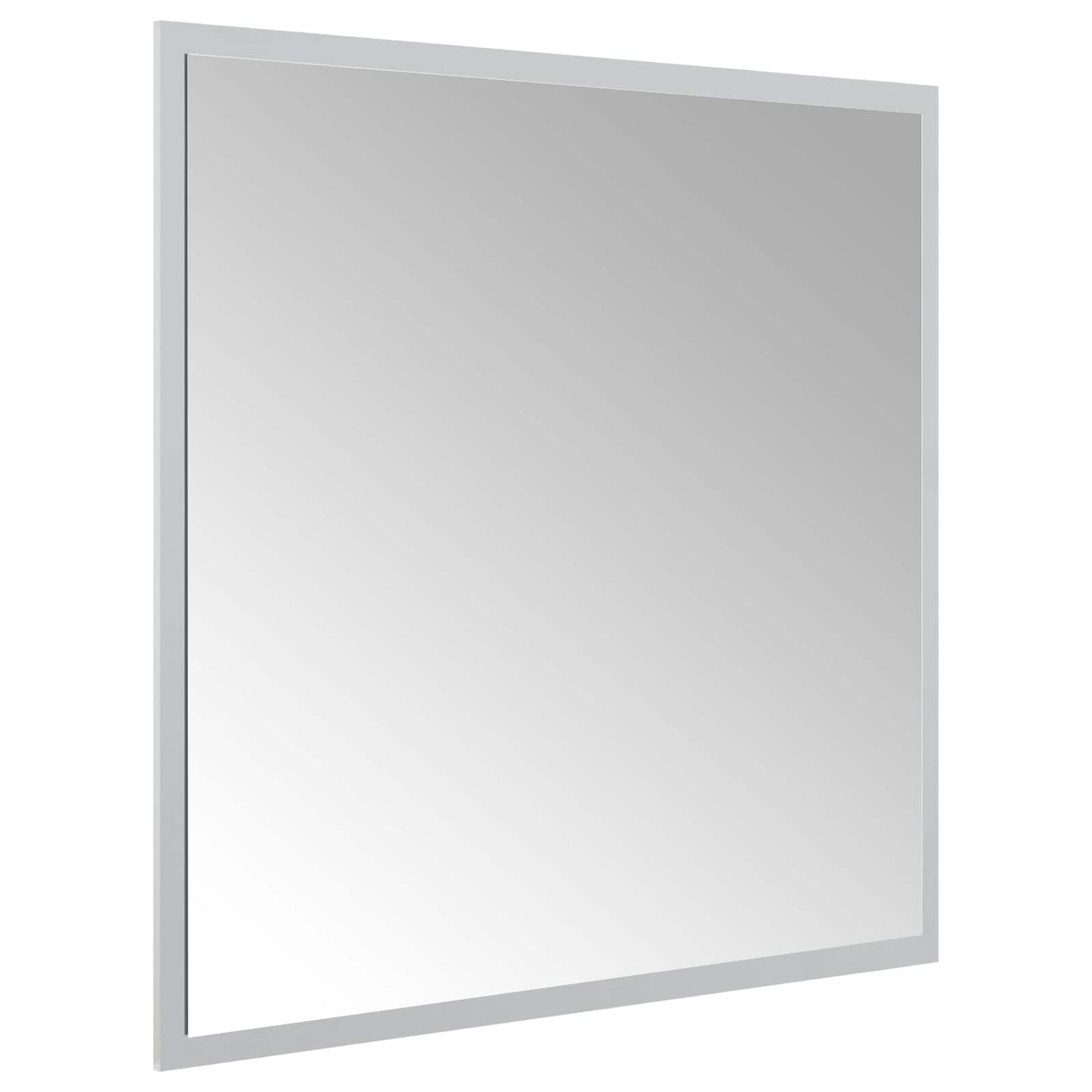 LED-Badezimmerspiegel Transparent 60 x 60 cm Gehärtetes Glas