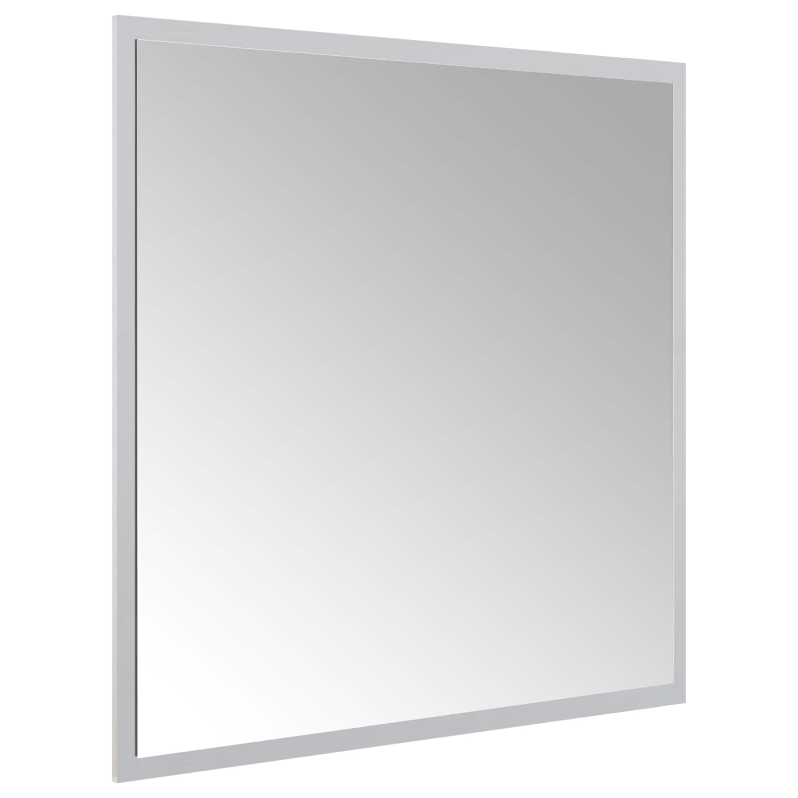 LED-Badezimmerspiegel Transparent 60 x 60 cm Gehärtetes Glas