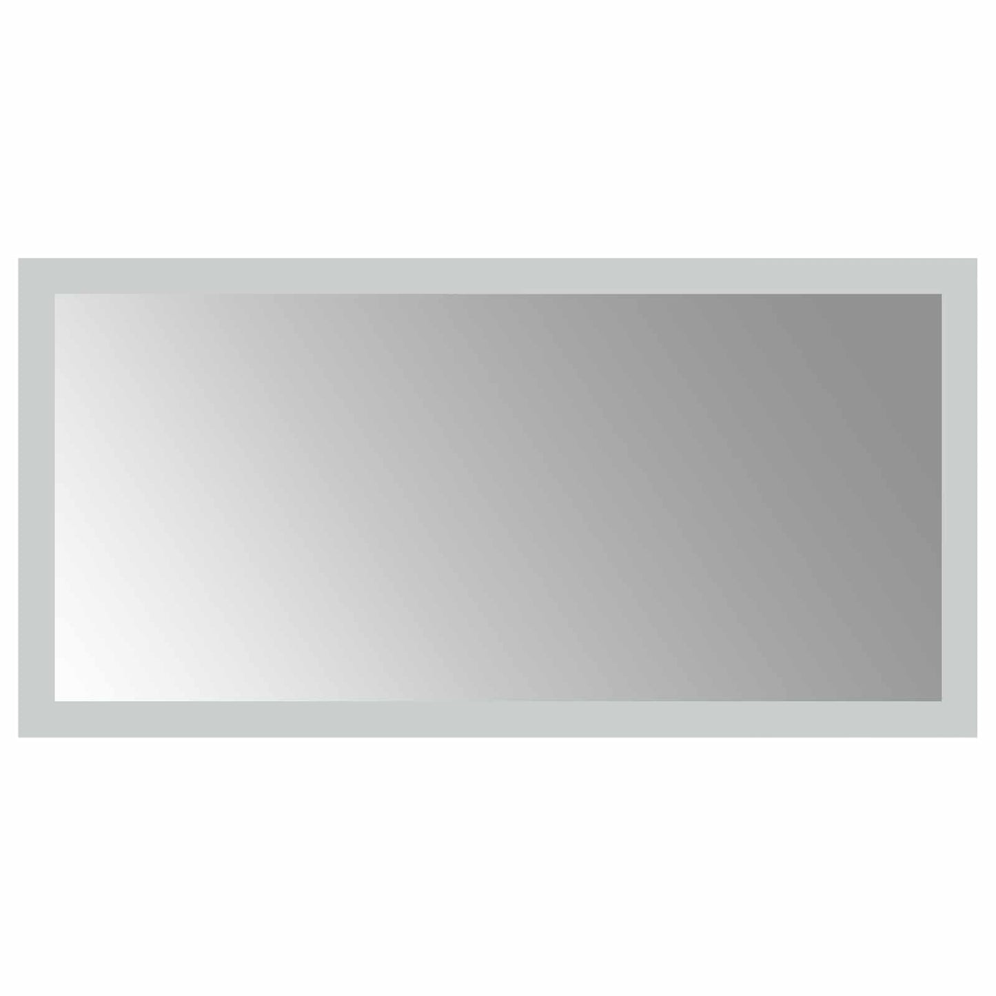 LED-Badezimmerspiegel Transparent 40 x 20 cm Gehärtetes Glas
