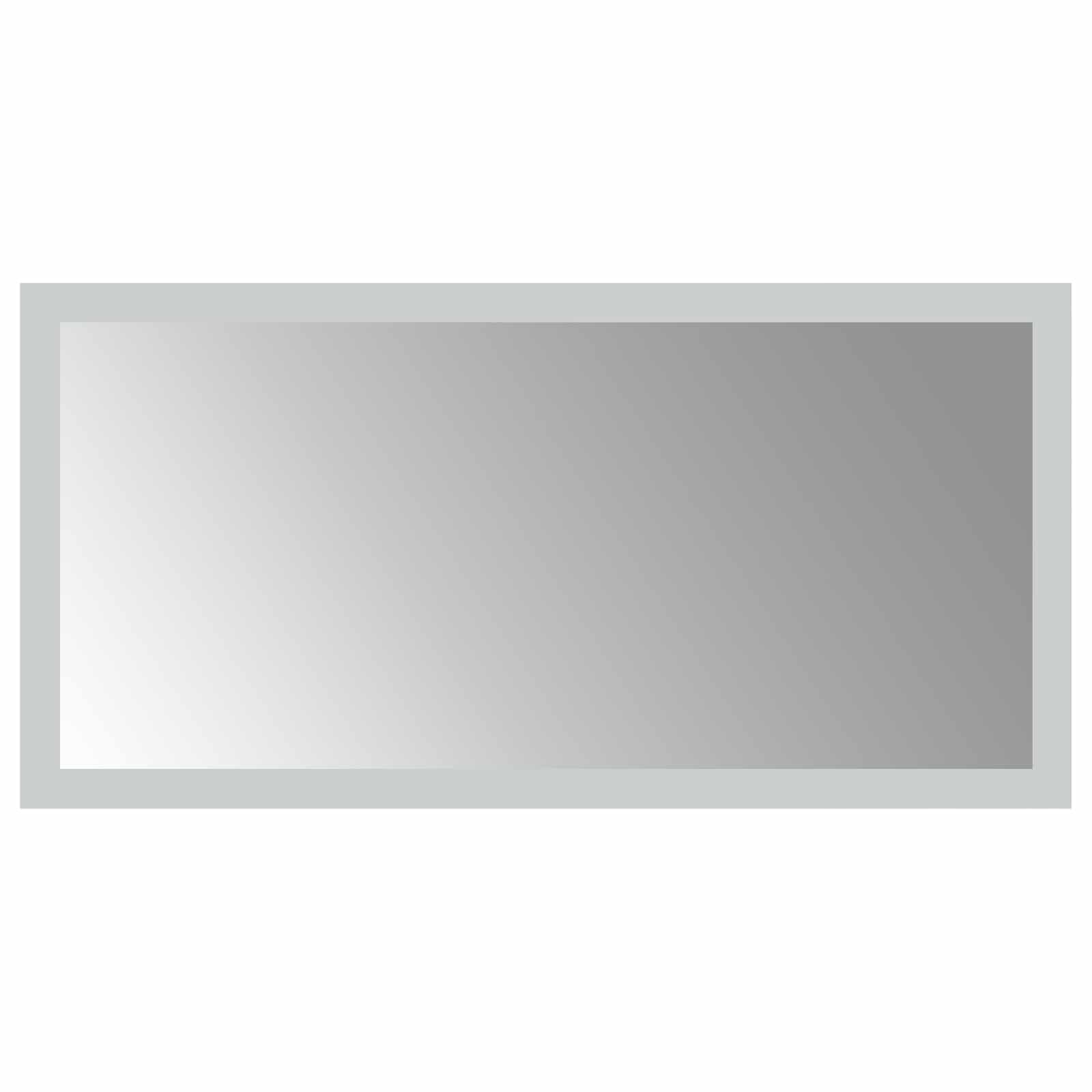 LED-Badezimmerspiegel Transparent 40 x 20 cm Gehärtetes Glas
