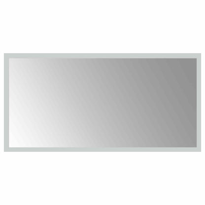 LED-Badezimmerspiegel Transparent 60 x 30 cm Gehärtetes Glas