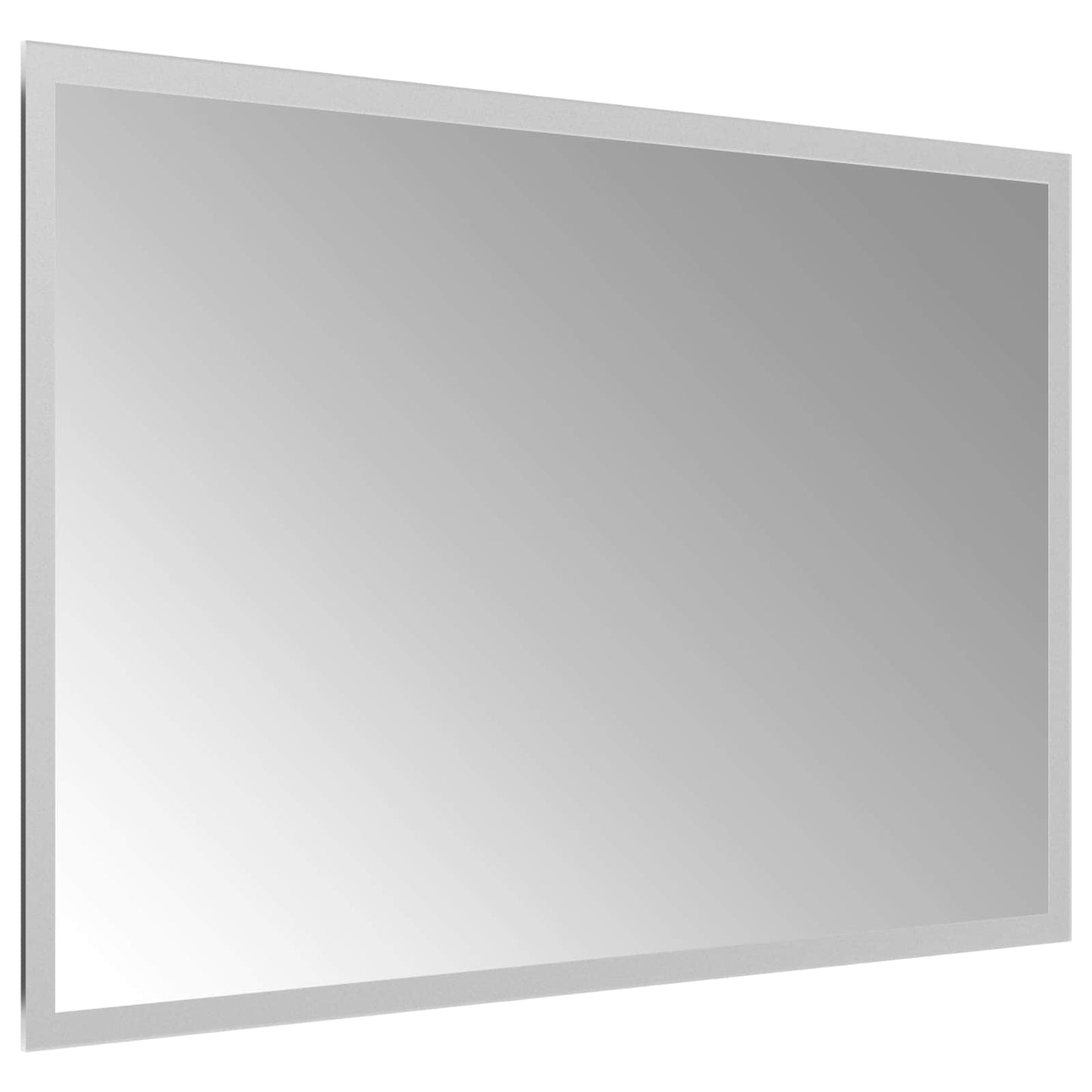 LED-Badezimmerspiegel Transparent 60 x 40 cm Gehärtetes Glas