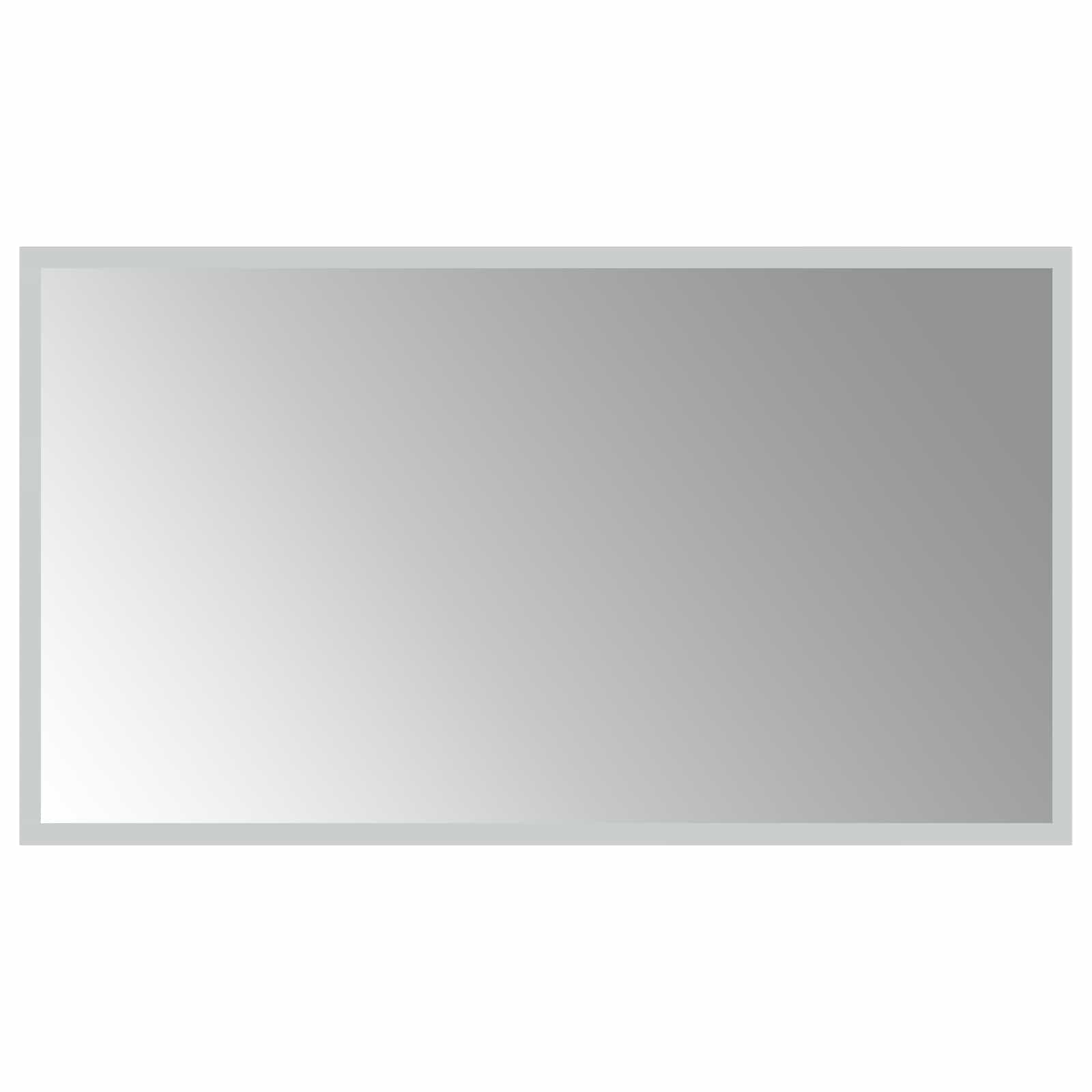LED-Badezimmerspiegel Transparent 70 x 40 cm Gehärtetes Glas