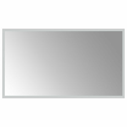 LED-Badezimmerspiegel Transparent 70 x 40 cm Gehärtetes Glas