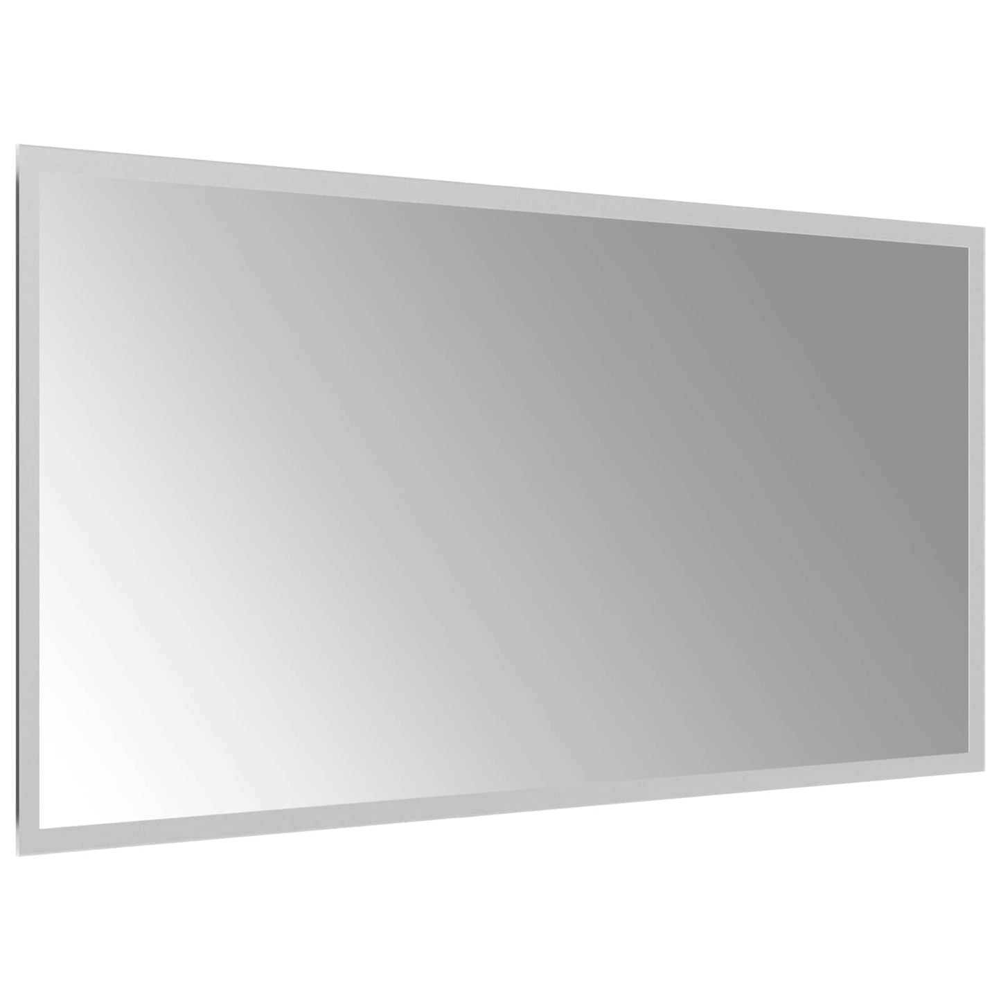 LED-Badezimmerspiegel Transparent 80 x 40 cm Gehärtetes Glas