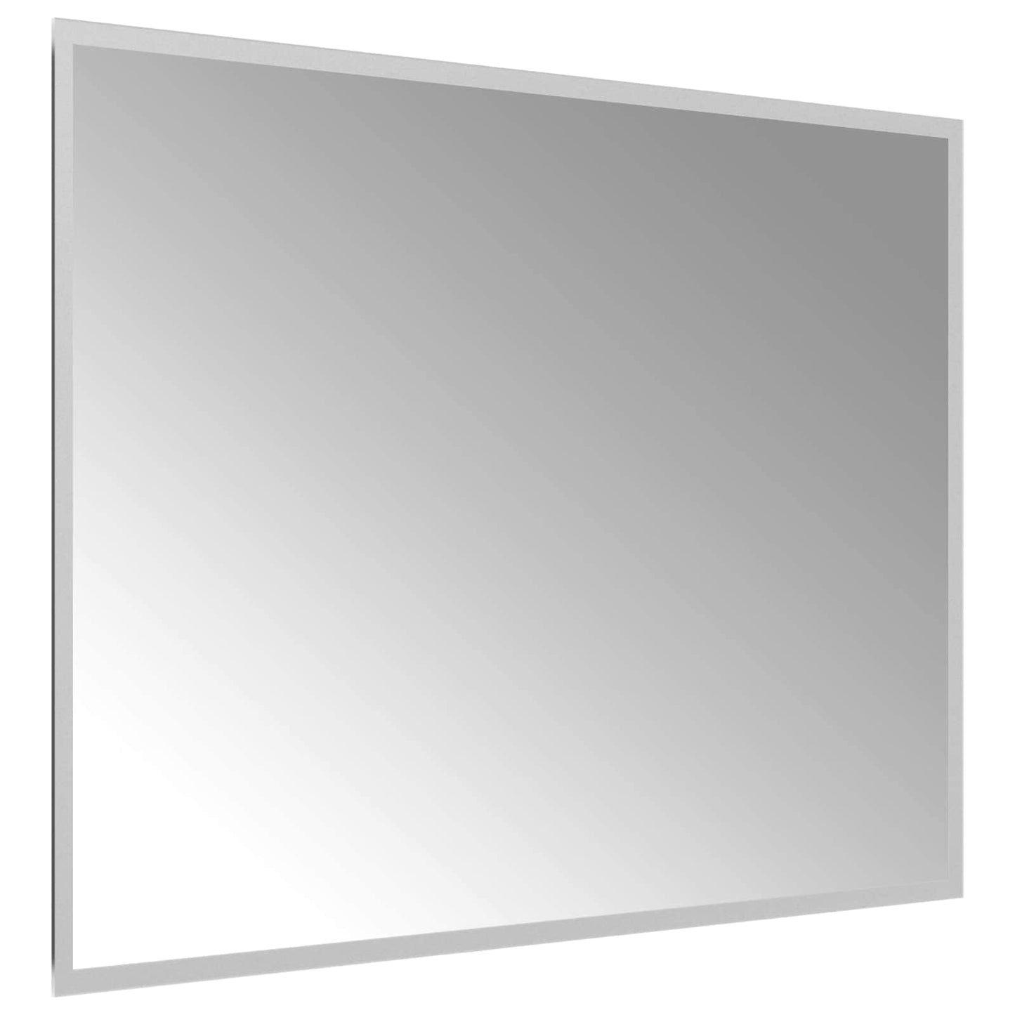 LED-Badezimmerspiegel Transparent 80 x 60 cm Gehärtetes Glas