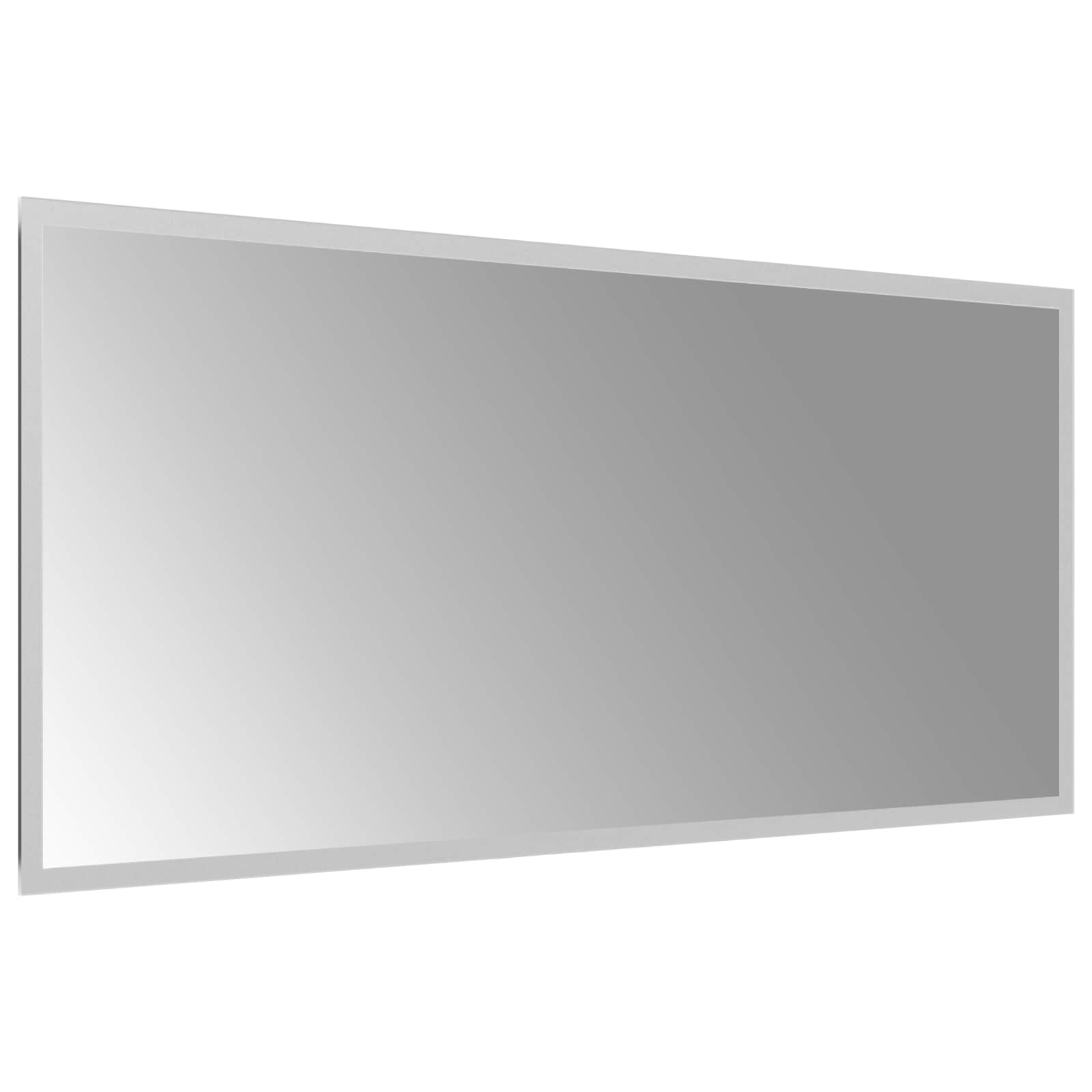 LED-Badezimmerspiegel Transparent 90 x 40 cm Gehärtetes Glas