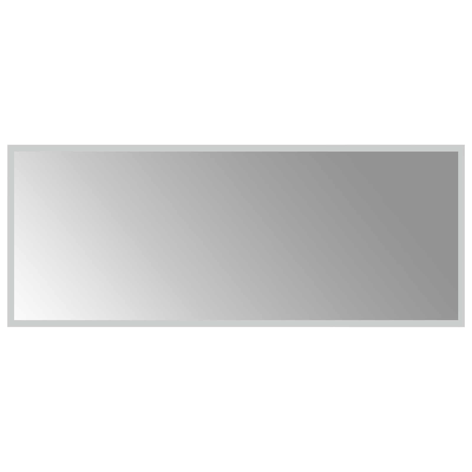 LED-Badezimmerspiegel Transparent 100 x 40 cm Gehärtetes Glas