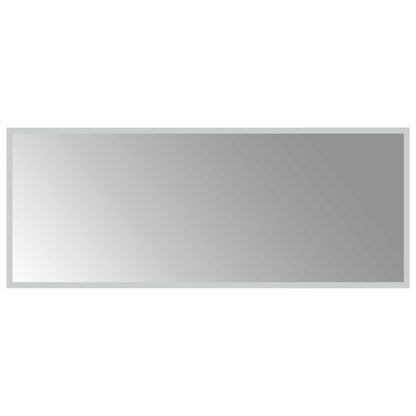 LED-Badezimmerspiegel Transparent 100 x 40 cm Gehärtetes Glas