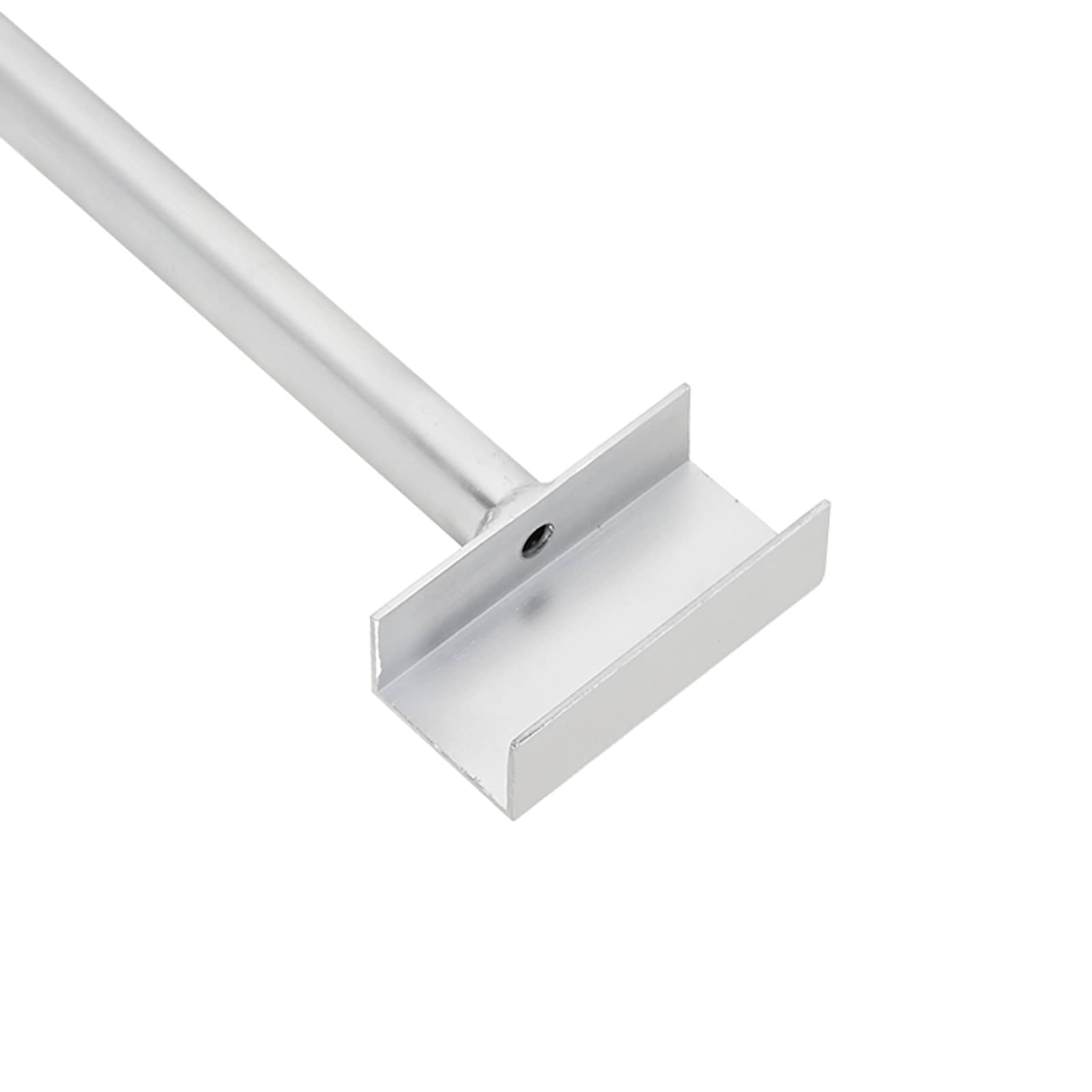 Planehalterung für Anhänger Silber 102-155 cm Aluminium