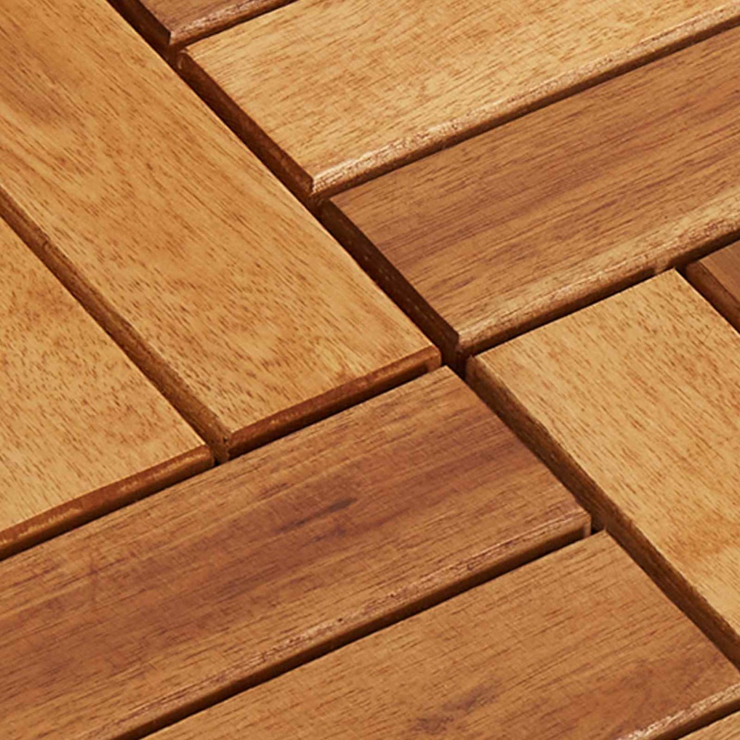 Terrassenfliese 30 stk. Braun 30 x 30 cm Akazien-Hartholz