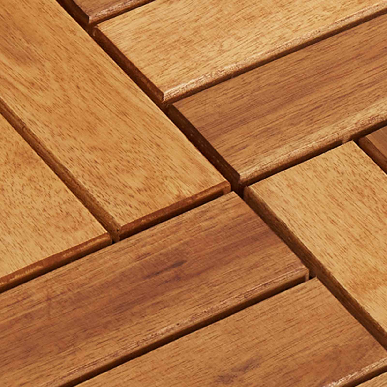 Terrassenfliese 30 stk. Braun 30 x 30 cm Akazien-Hartholz