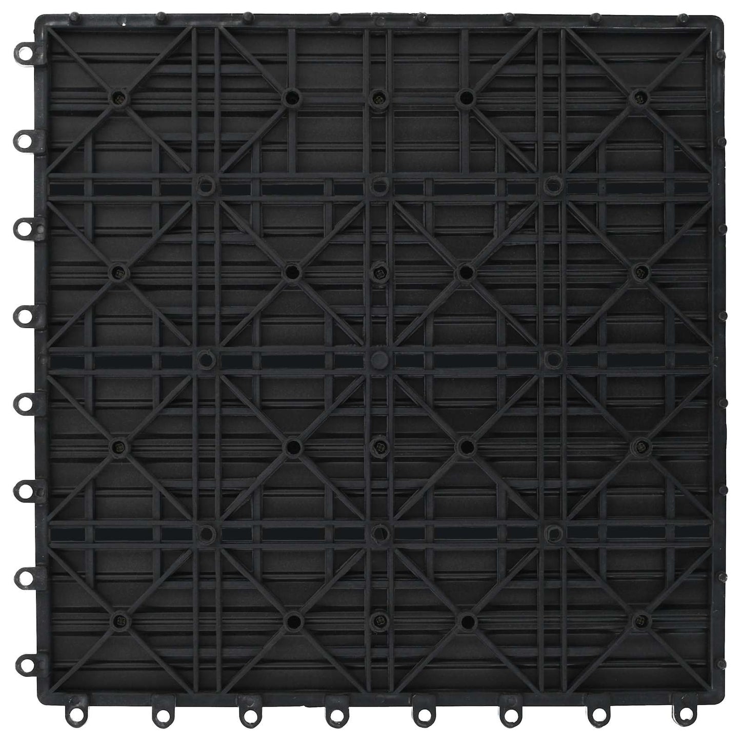 Terrassenfliese 22 pcs Grau 30 x 30 cm WPC
