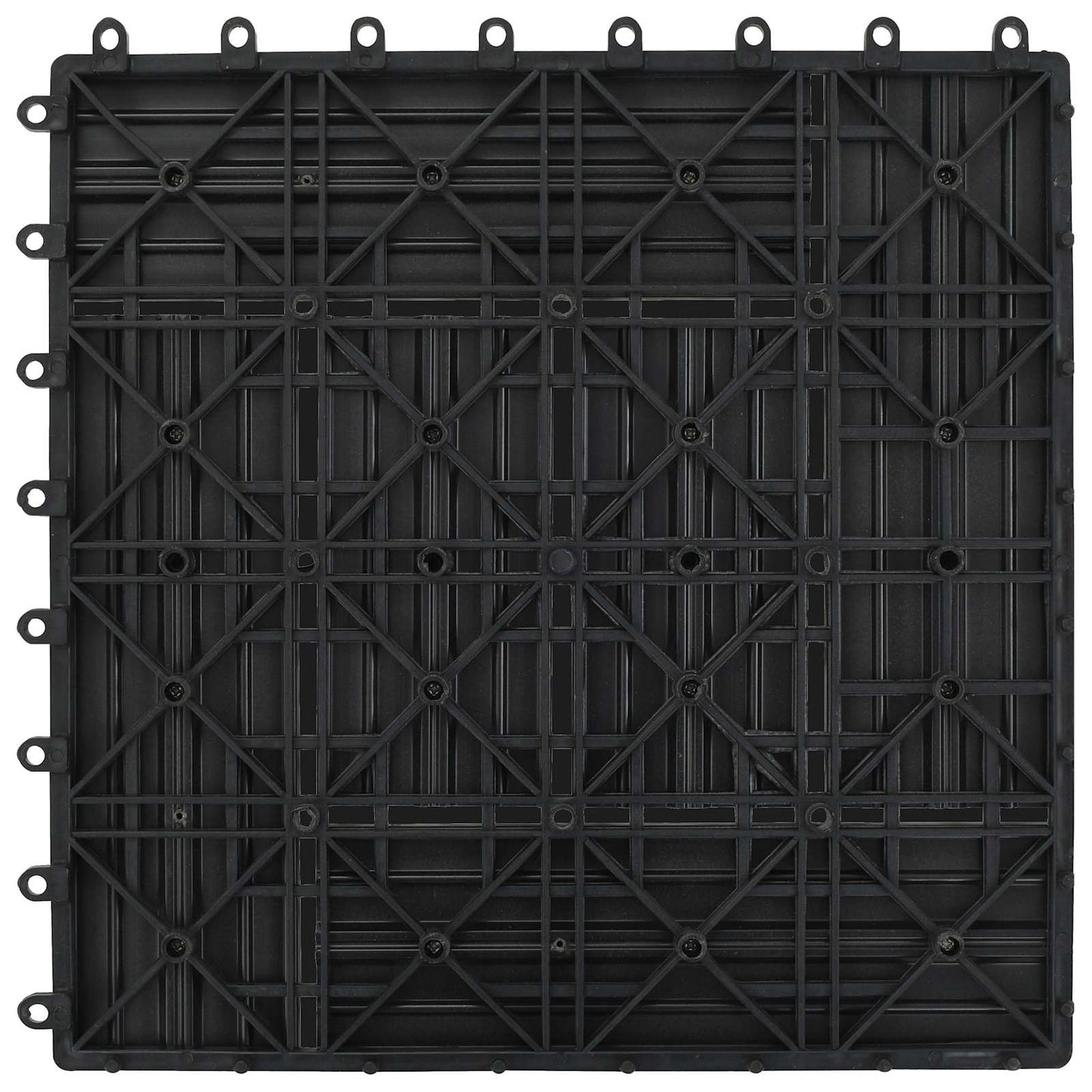 Terrassenfliese 22 pcs Grau 30 x 30 cm WPC